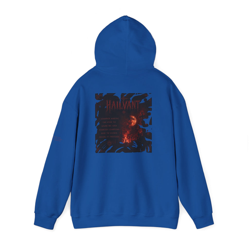 Hoodie — Hailvant Logo Graphic with Side Quote