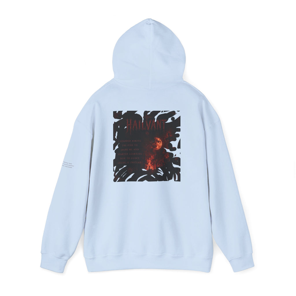 Hoodie — Hailvant Logo Graphic with Side Quote