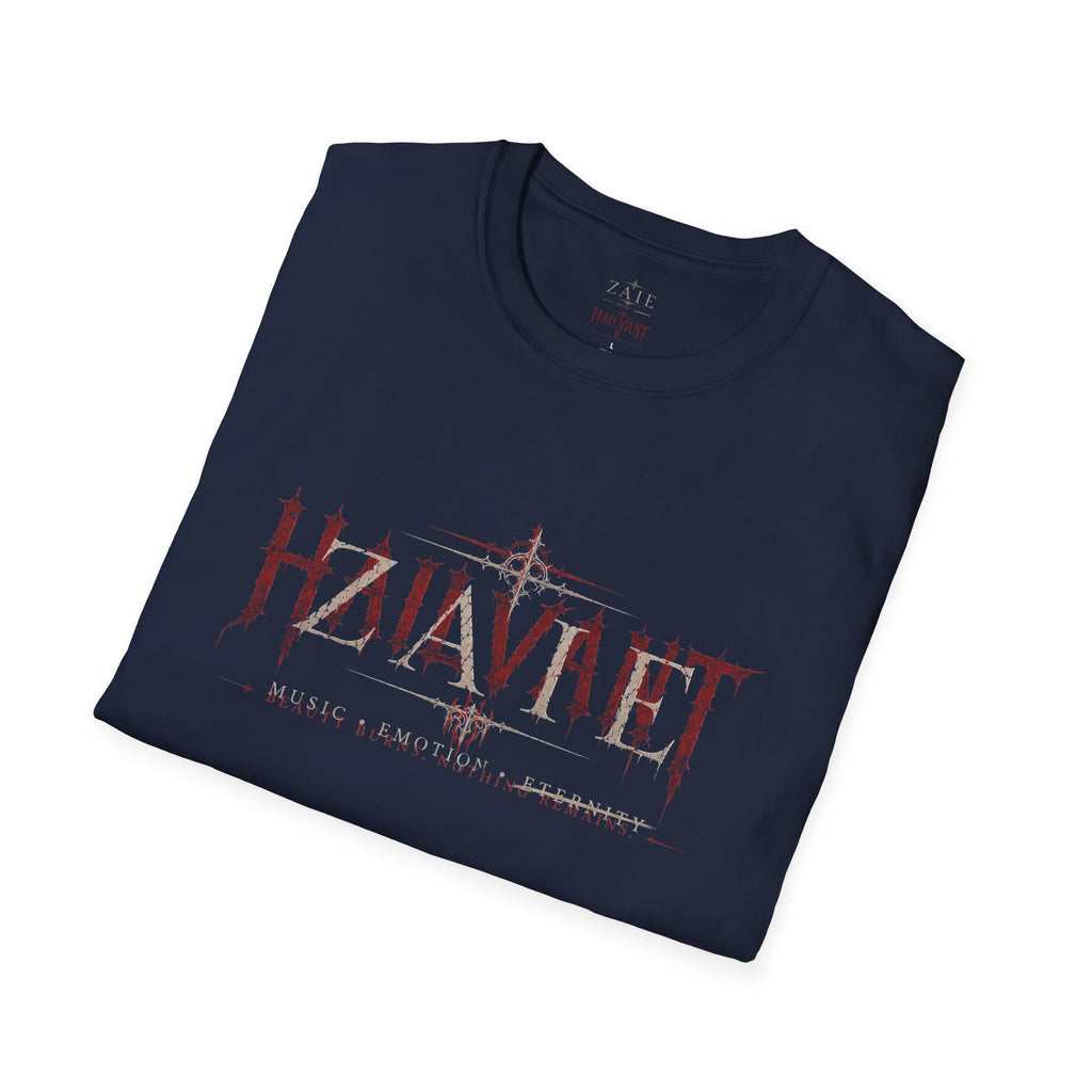 Zaie and Hailvant Band Tee — Vintage Gothic Logo Music T-Shirt