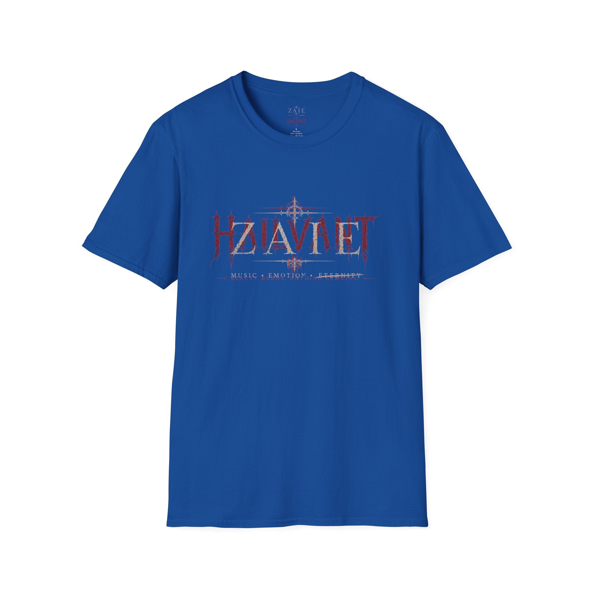 Zaie and Hailvant Band Tee — Vintage Gothic Logo Music T-Shirt