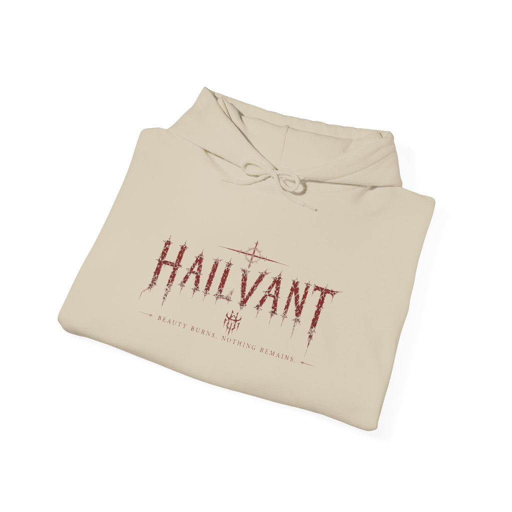 Hoodie — Hailvant Logo Graphic with Side Quote