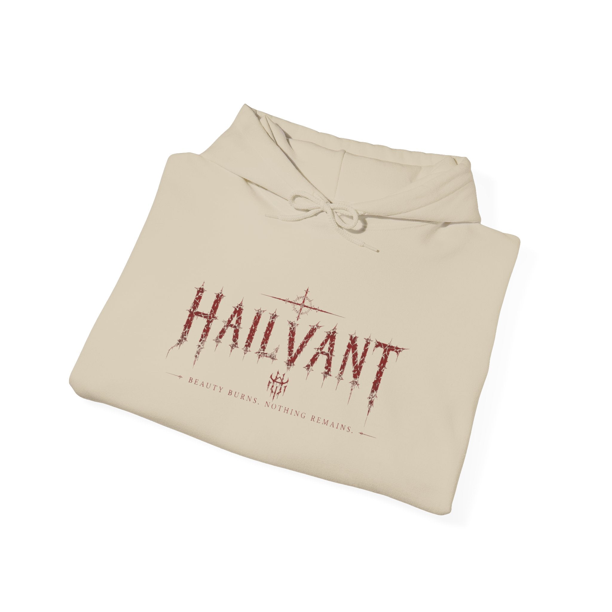 Hoodie — Hailvant Logo Graphic with Side Quote