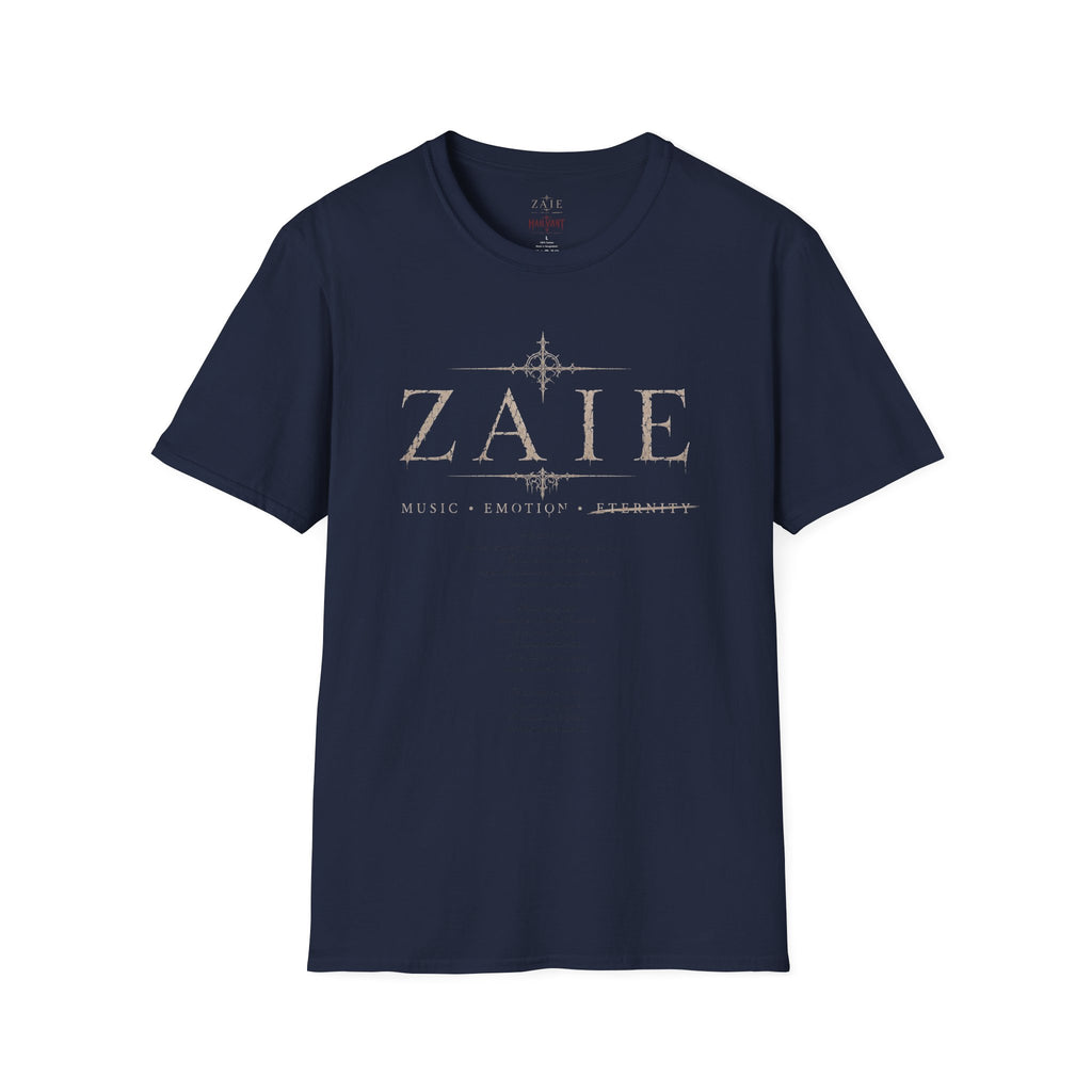 T-Shirt — Custom Memorial Photo Poem Back Print (Personalized Name & Verse)