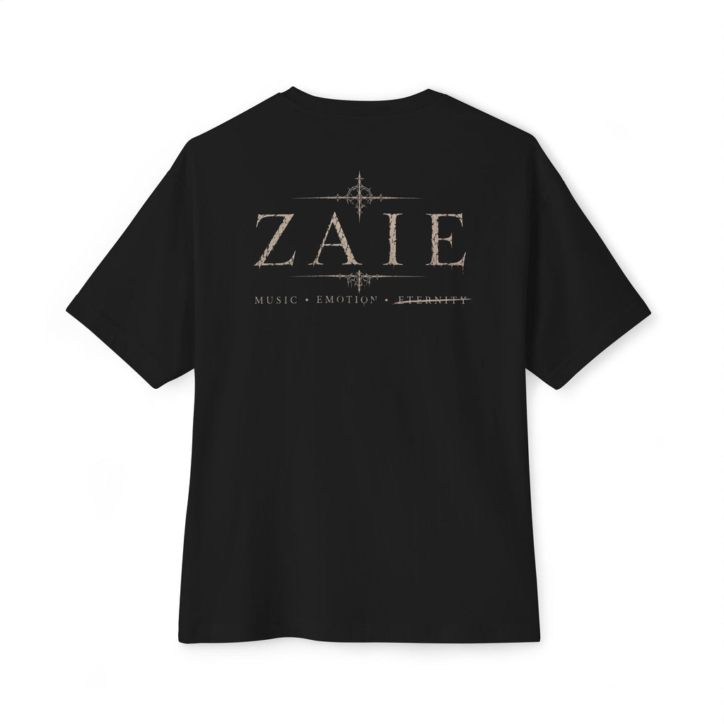 ZAIE Artistic Photo Graphic Tee — Vintage Poem Design