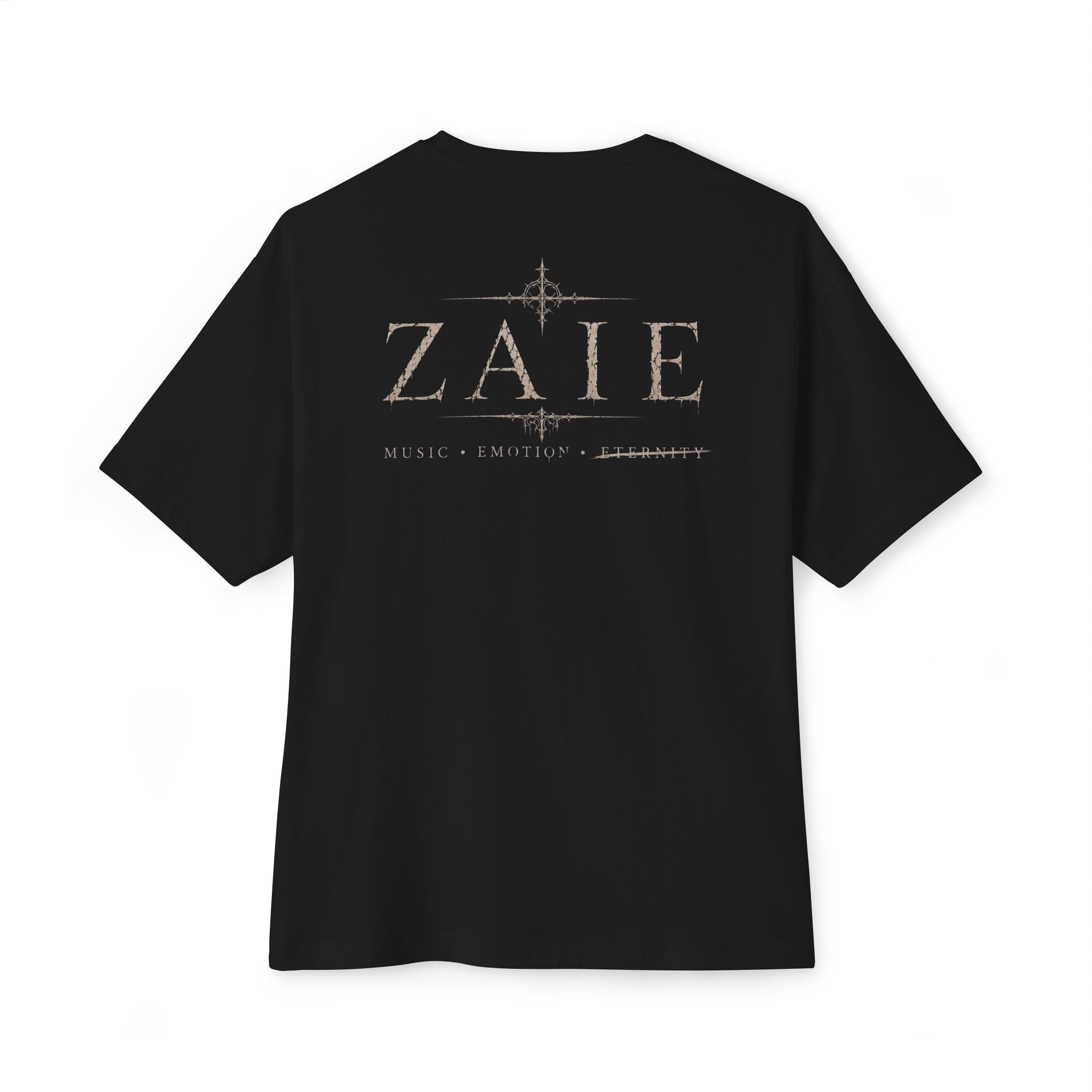 ZAIE Artistic Photo Graphic Tee — Vintage Poem Design