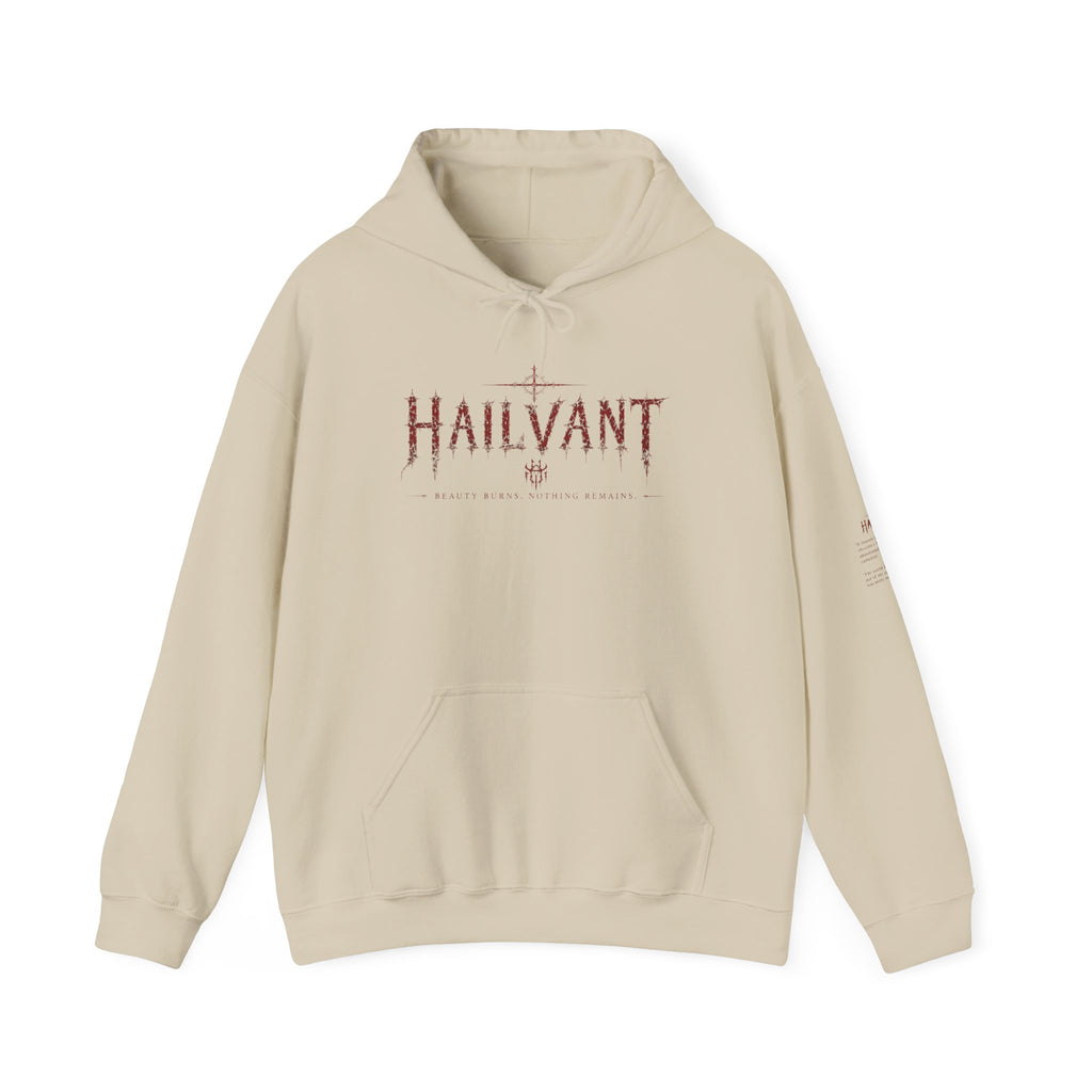Hailvant Graphic Hoodie – Dark Gothic Band-Inspired Pullover