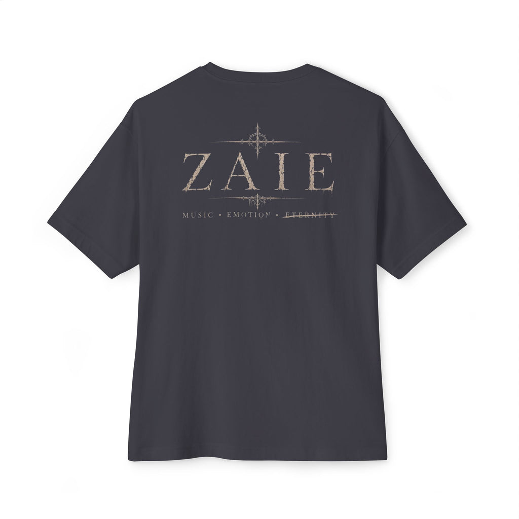 ZAIE Artistic Photo Graphic Tee — Vintage Poem Design