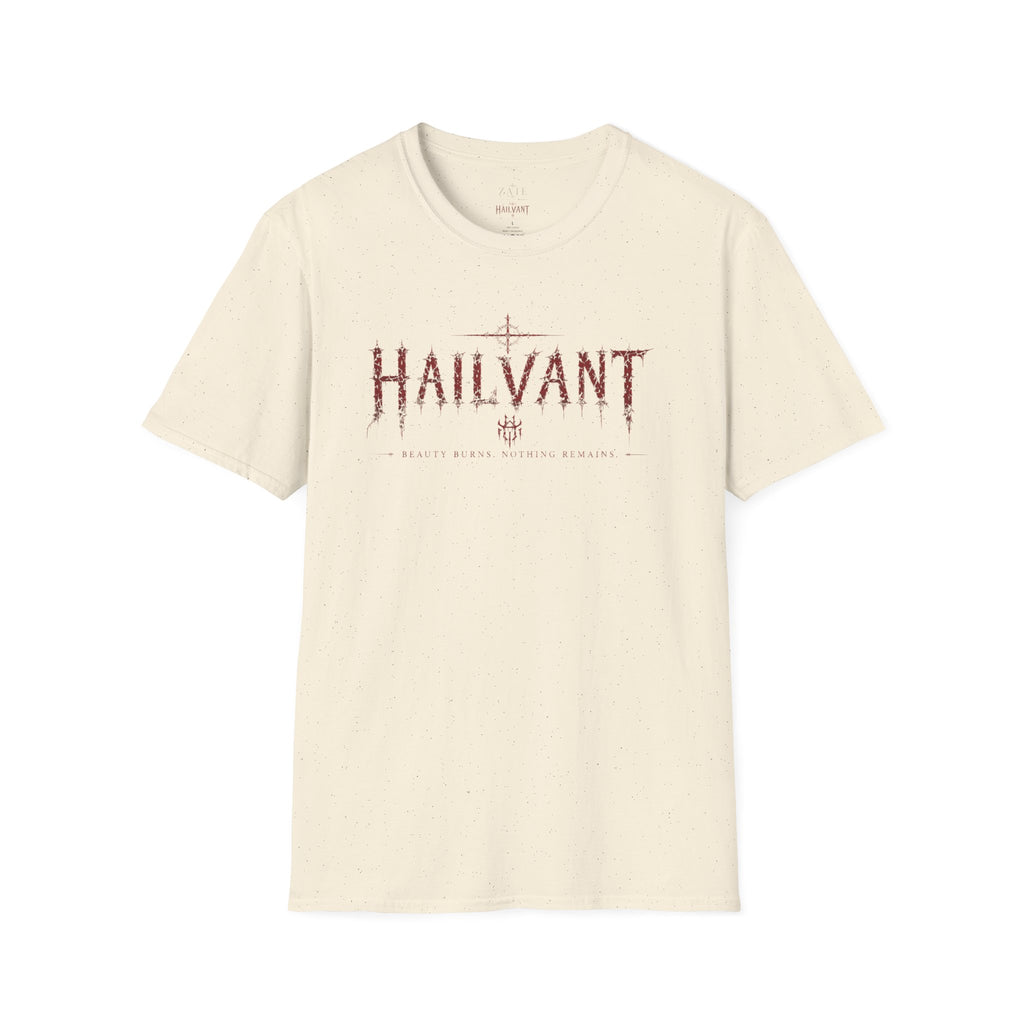 HailVant Graphic T-Shirt — Gothic Flame Backprint Tee