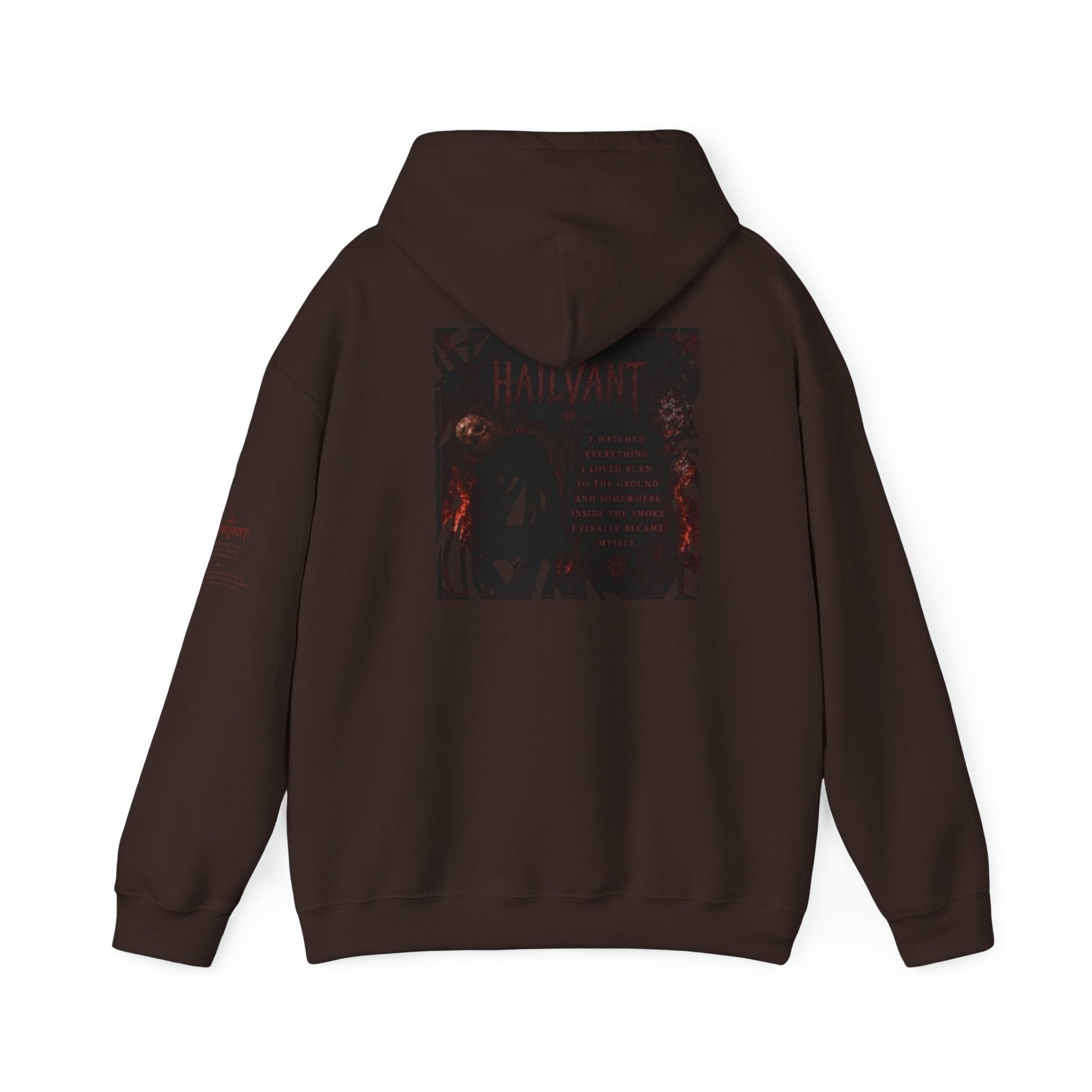 Hailvant Graphic Hoodie – Dark Gothic Band-Inspired Pullover