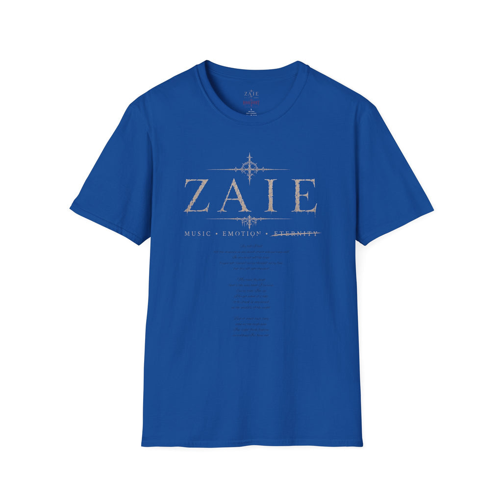 T-Shirt — Custom Memorial Photo Poem Back Print (Personalized Name & Verse)