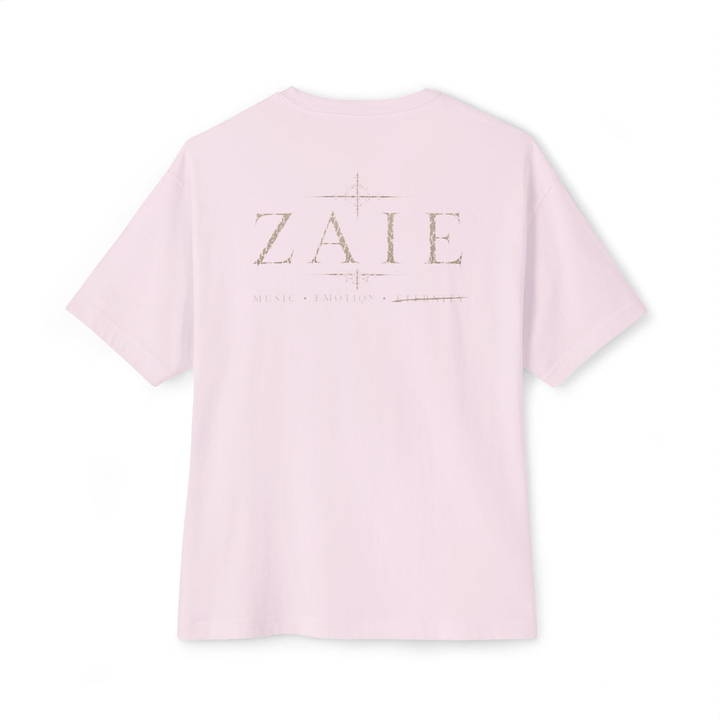 ZAIE Artistic Photo Graphic Tee — Vintage Poem Design