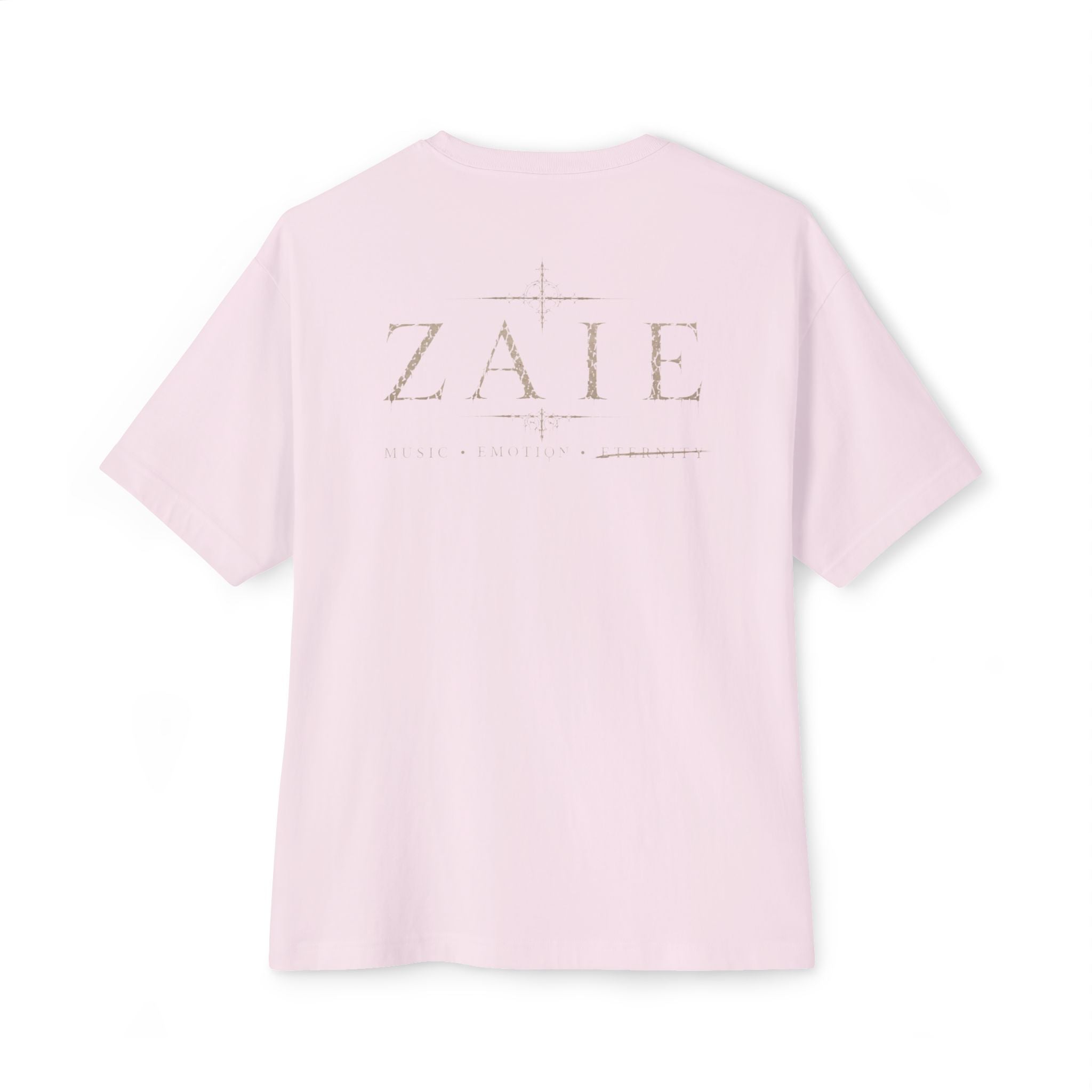 ZAIE Artistic Photo Graphic Tee — Vintage Poem Design