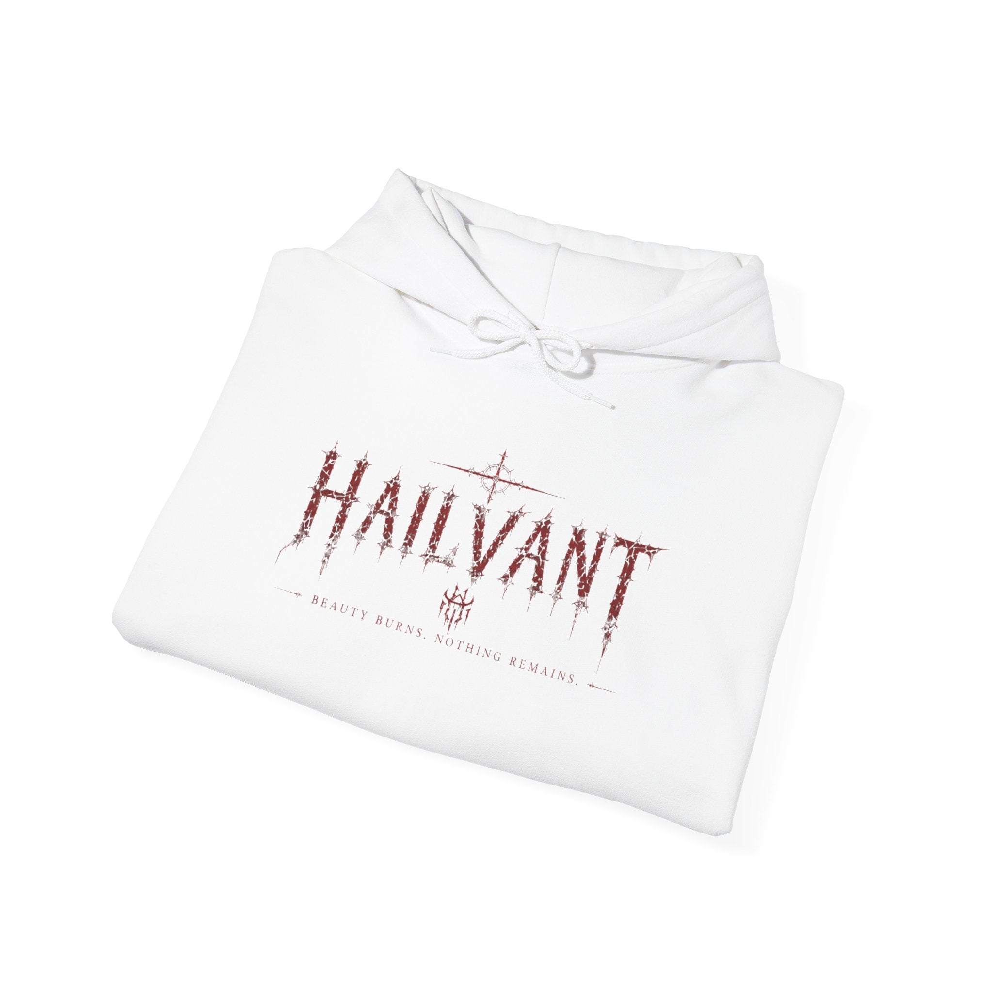 Hailvant Graphic Hoodie – Dark Gothic Band-Inspired Pullover