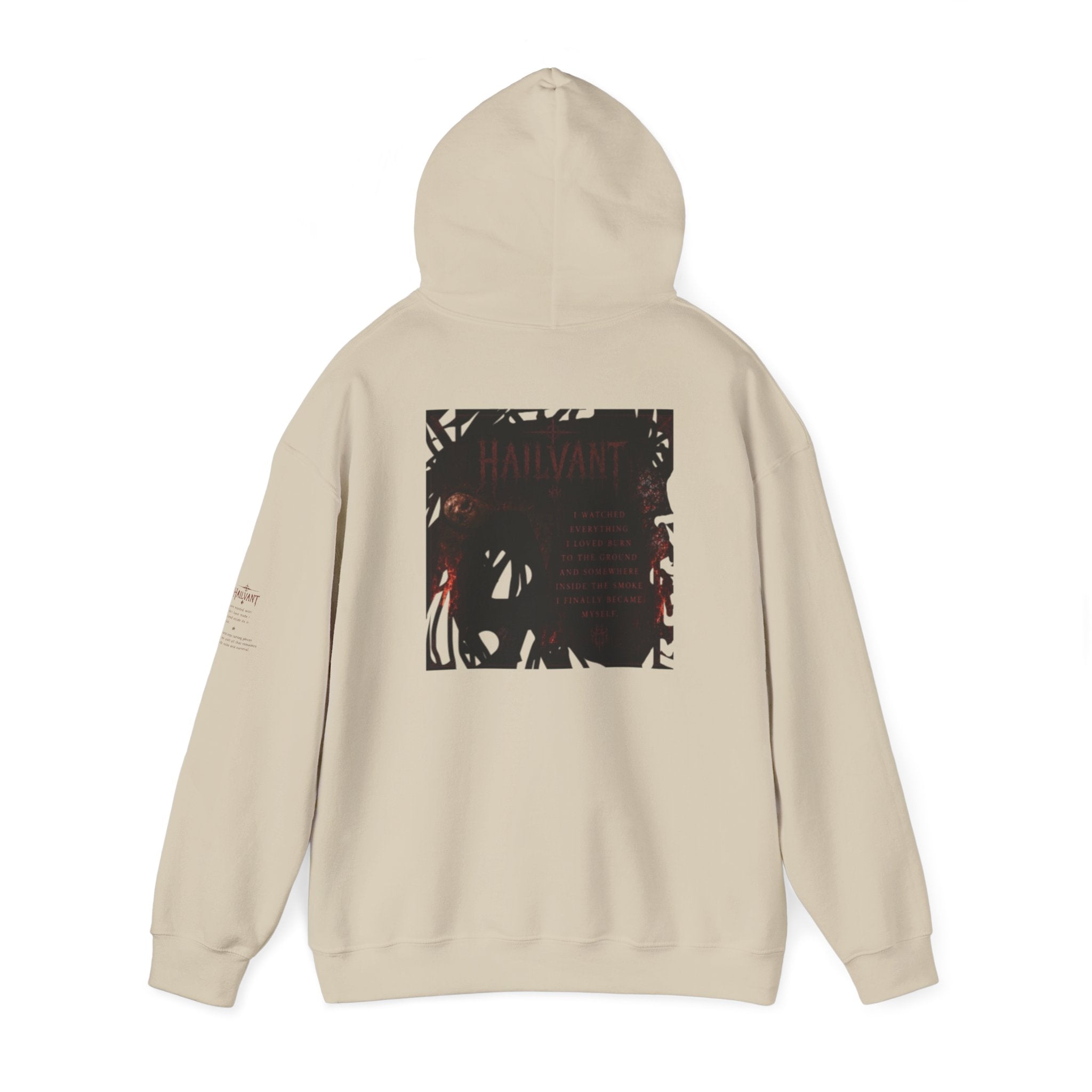 Hailvant Graphic Hoodie – Dark Gothic Band-Inspired Pullover