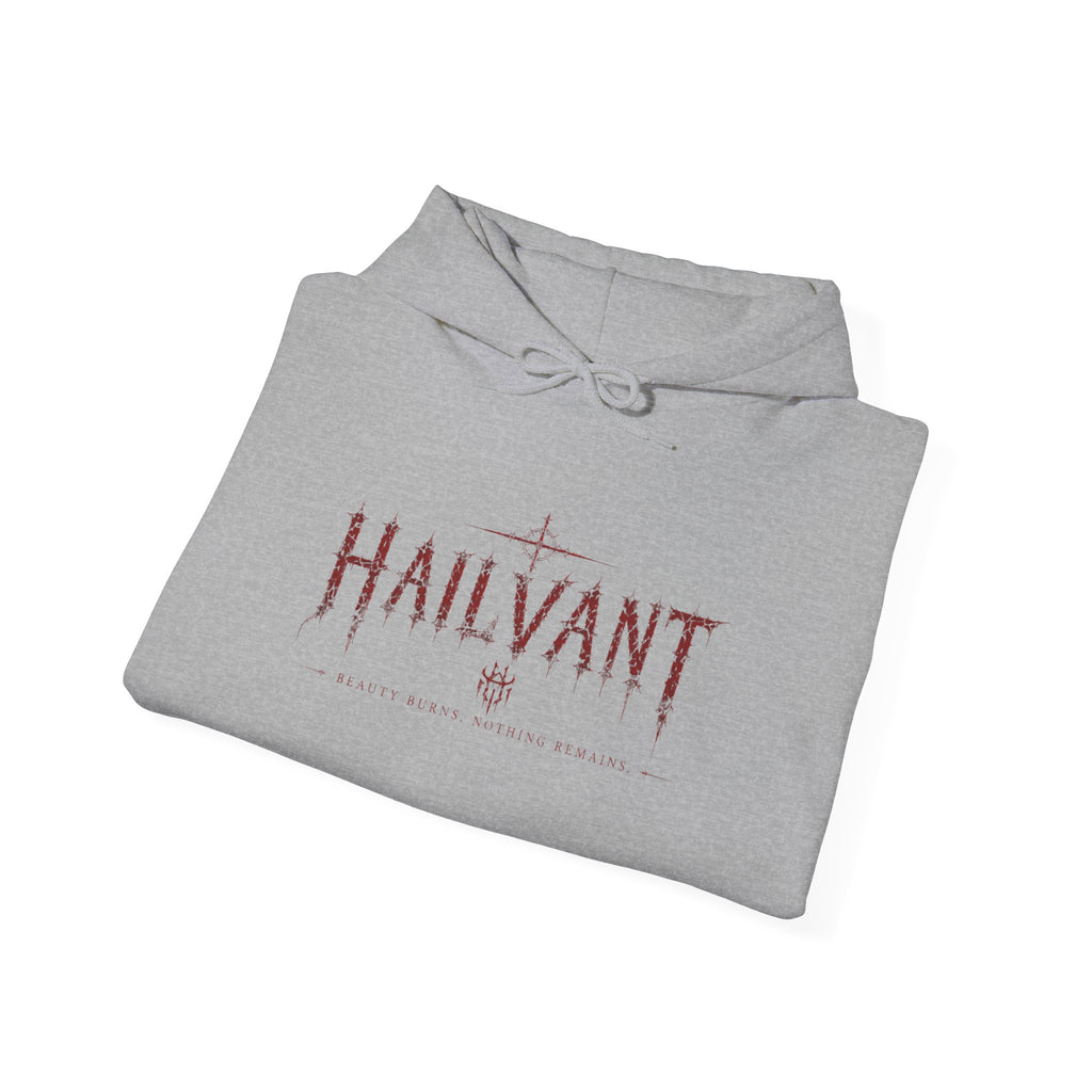 Hoodie — Hailvant Logo Graphic with Side Quote