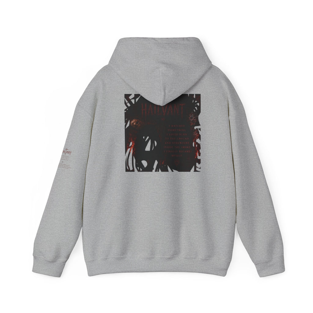 Hailvant Graphic Hoodie – Dark Gothic Band-Inspired Pullover
