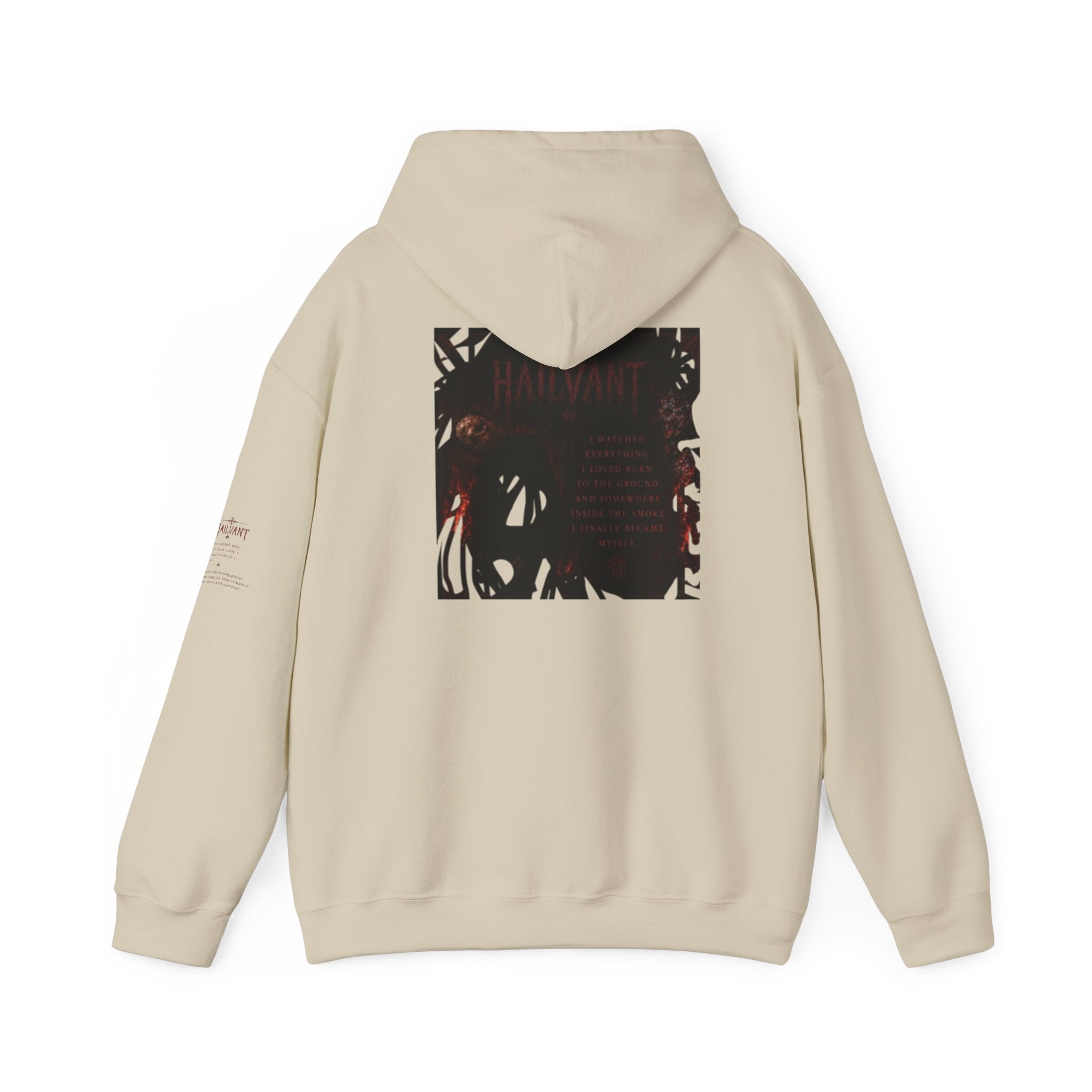 Hailvant Graphic Hoodie – Dark Gothic Band-Inspired Pullover