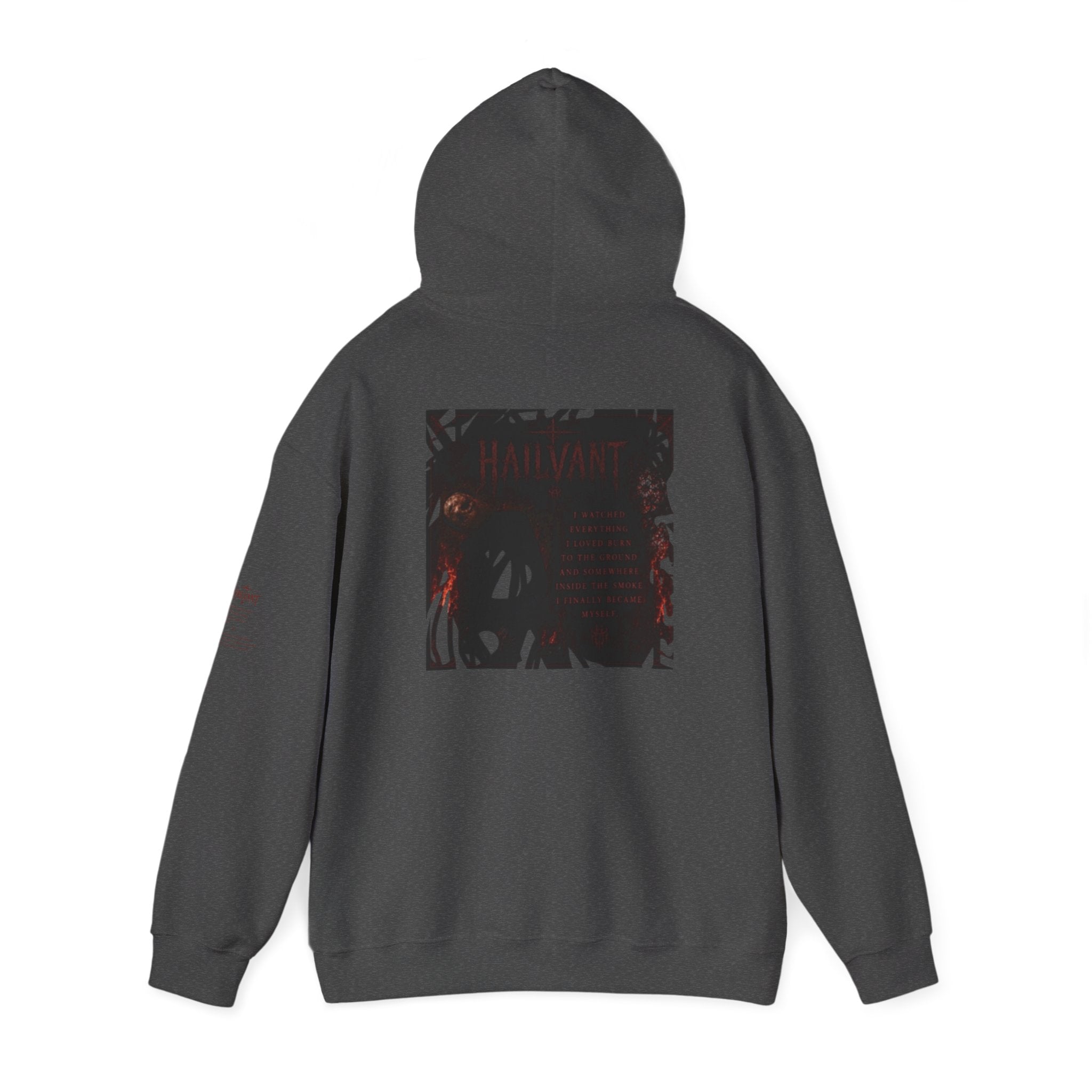Hailvant Graphic Hoodie – Dark Gothic Band-Inspired Pullover