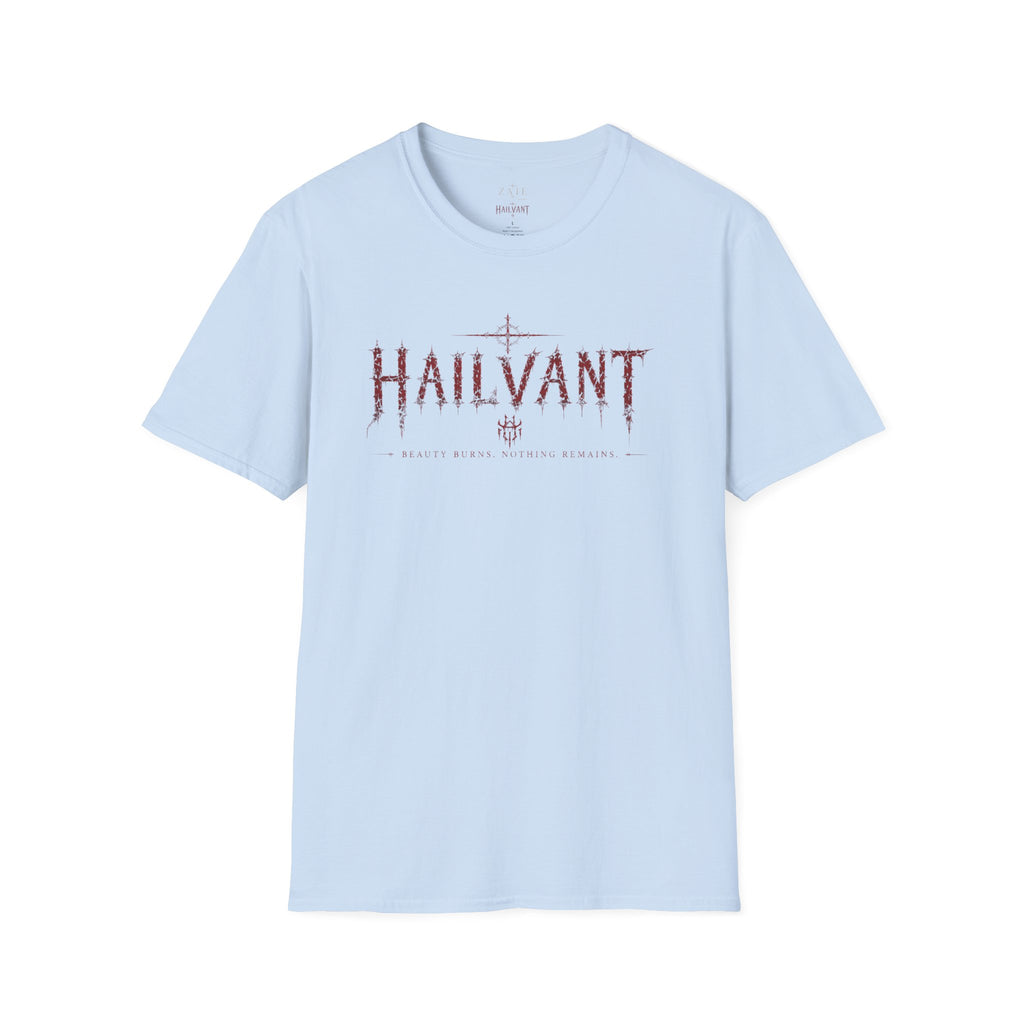 HailVant Graphic T-Shirt — Gothic Flame Backprint Tee