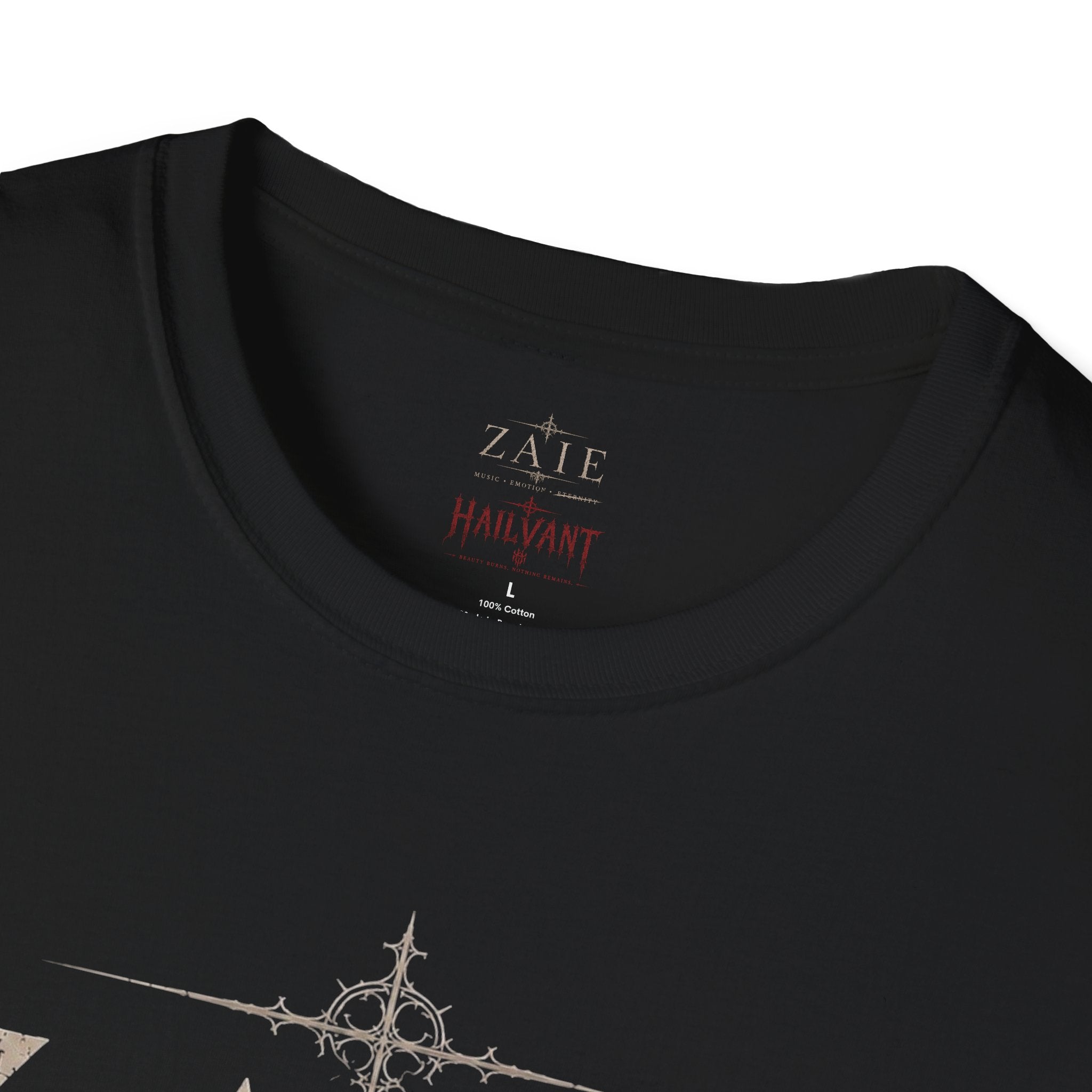 T-Shirt — Custom Memorial Photo Poem Back Print (Personalized Name & Verse)
