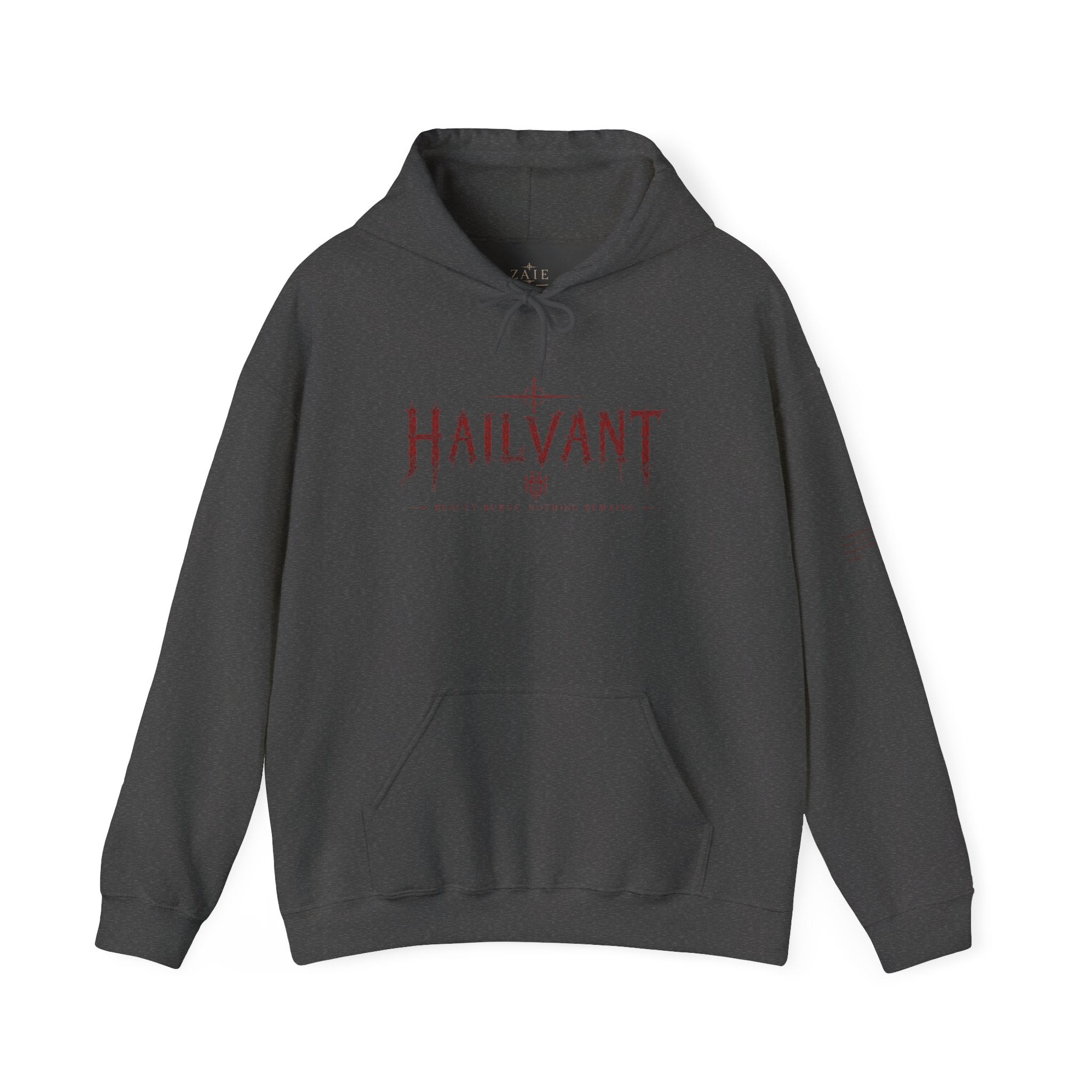 Hoodie — Hailvant Logo Graphic with Side Quote