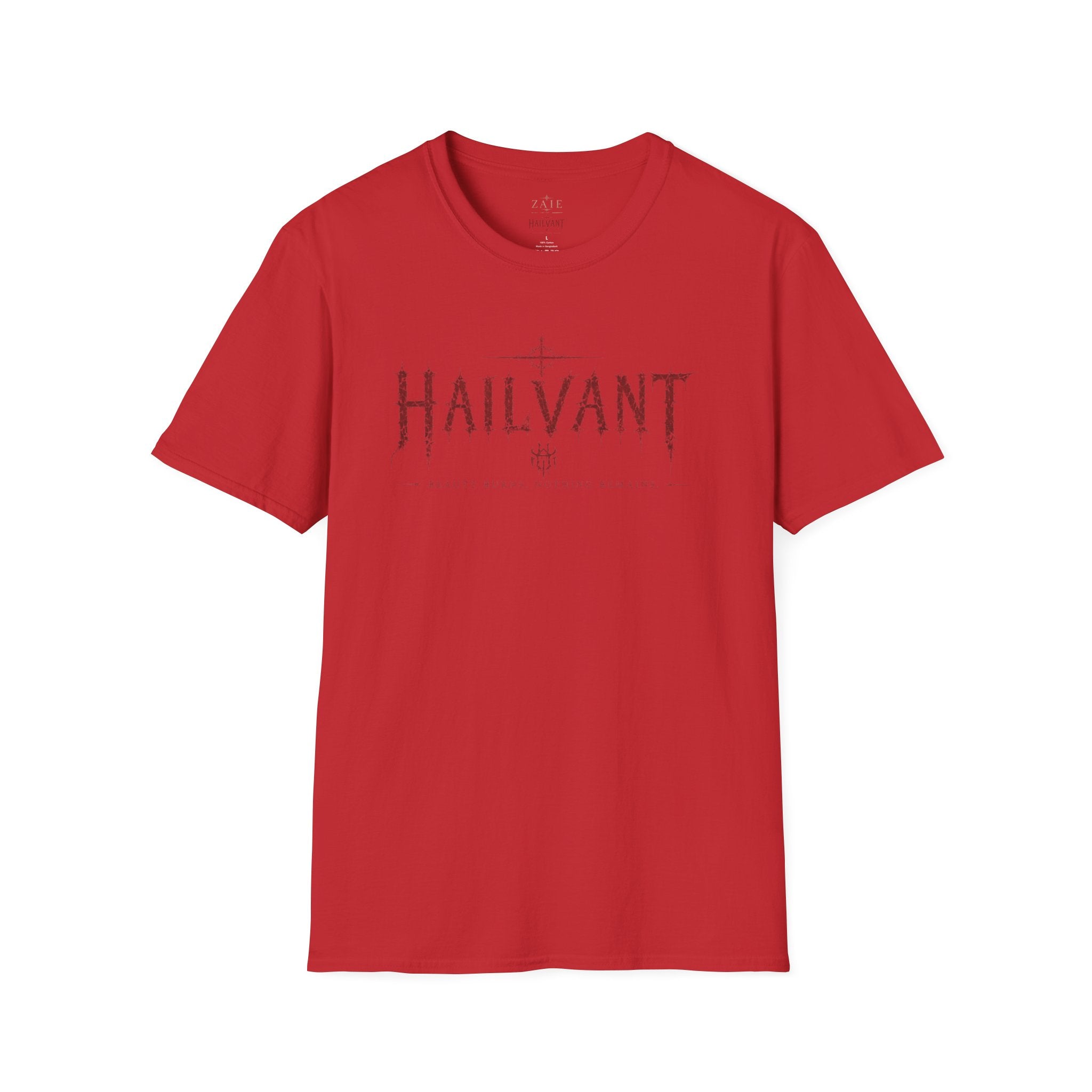 HailVant Graphic T-Shirt — Gothic Flame Backprint Tee