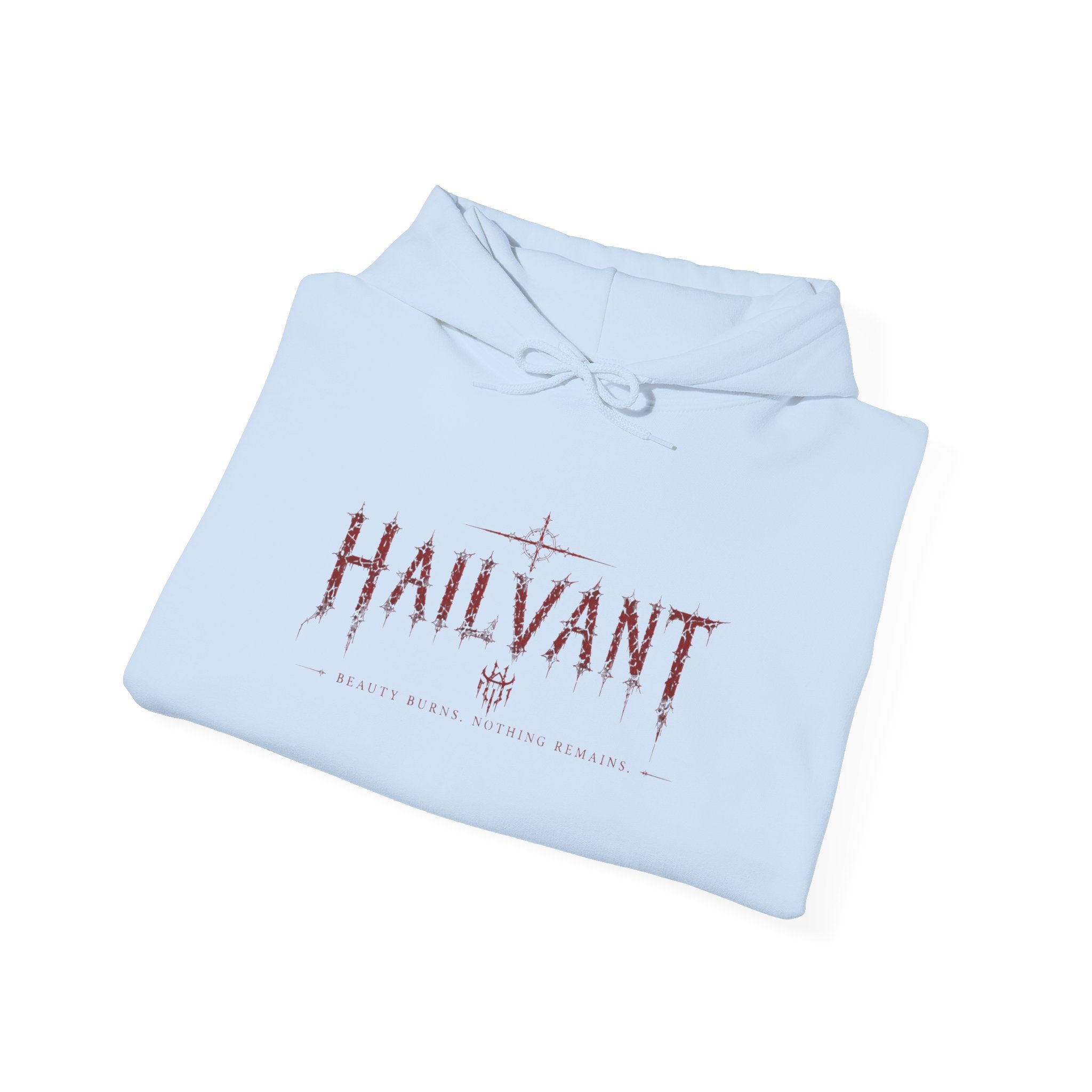 Hoodie — Hailvant Logo Graphic with Side Quote