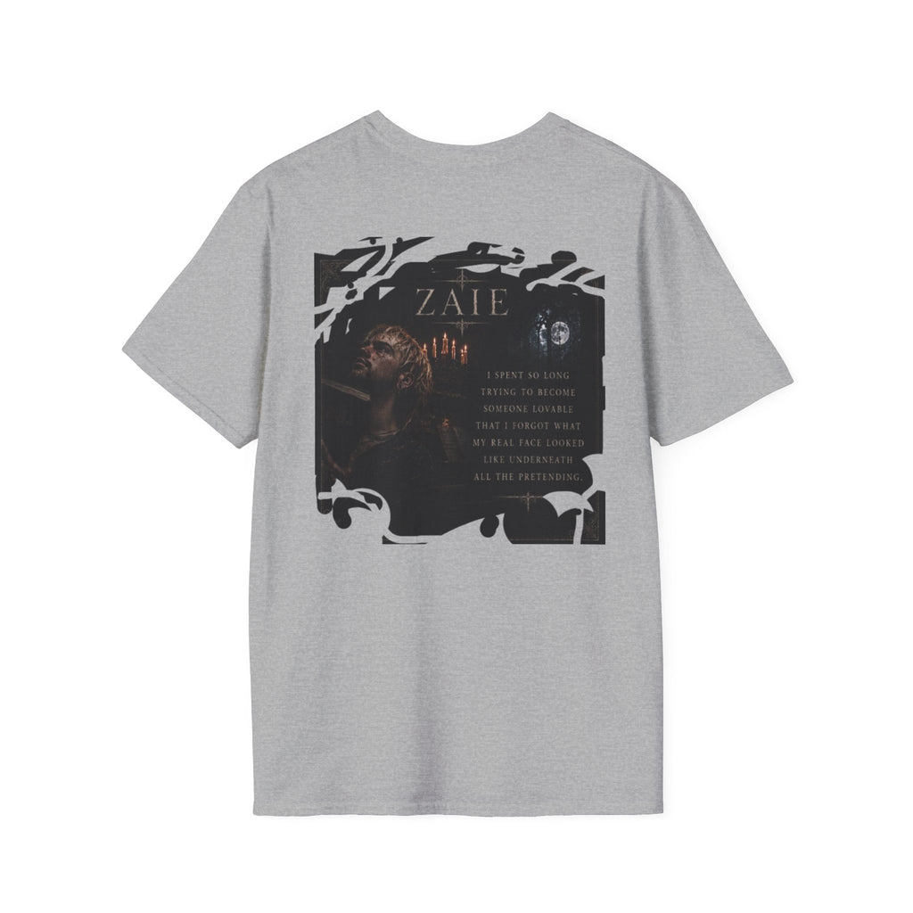 T-Shirt — Custom Memorial Photo Poem Back Print (Personalized Name & Verse)
