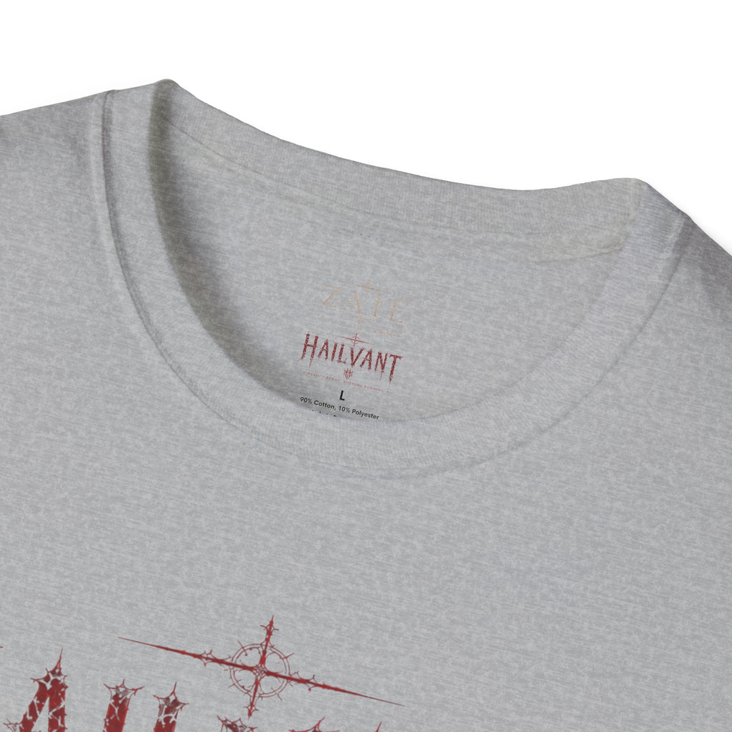 HailVant Graphic T-Shirt — Gothic Flame Backprint Tee