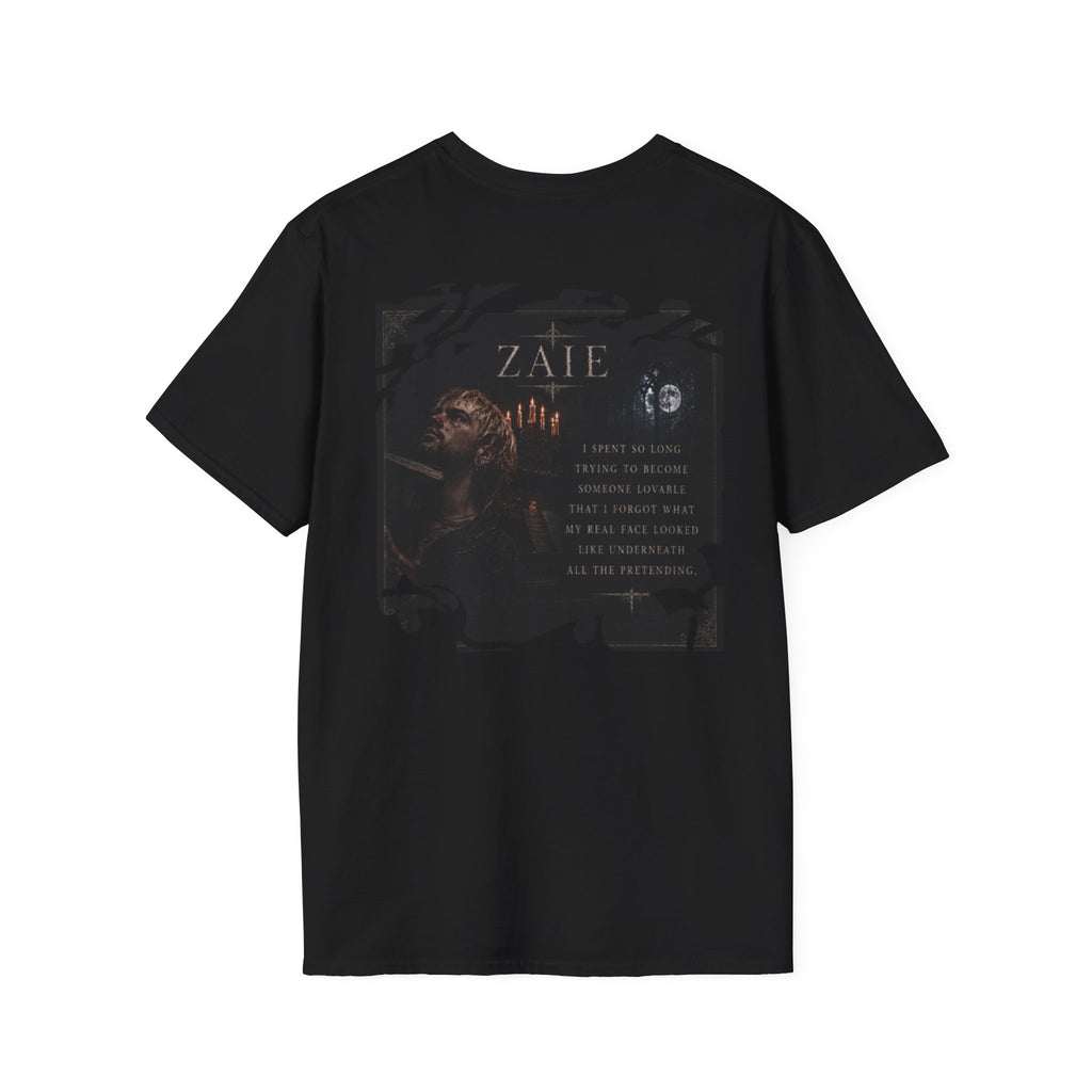 T-Shirt — Custom Memorial Photo Poem Back Print (Personalized Name & Verse)
