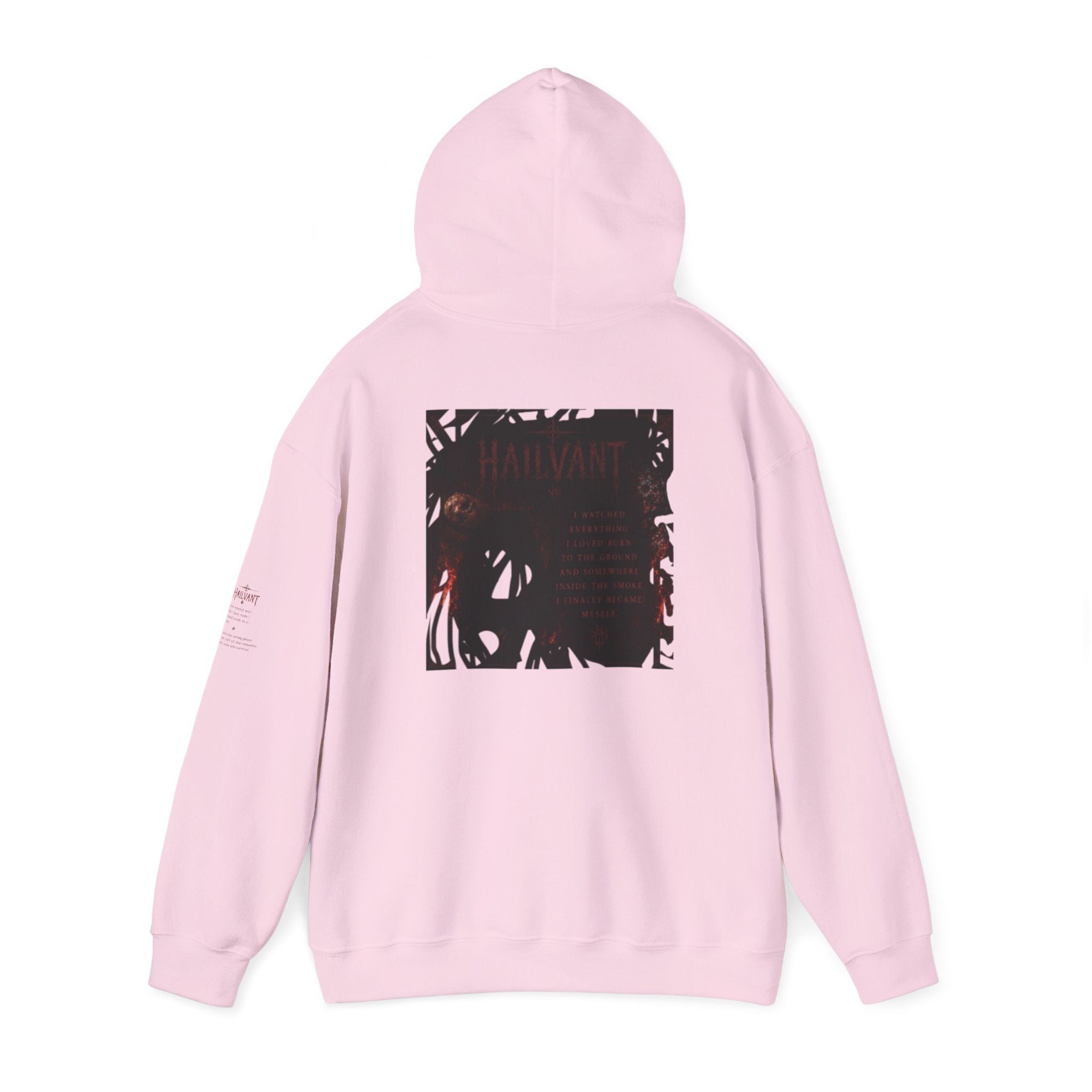 Hailvant Graphic Hoodie – Dark Gothic Band-Inspired Pullover