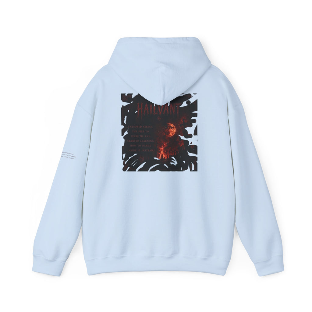 Hoodie — Hailvant Logo Graphic with Side Quote