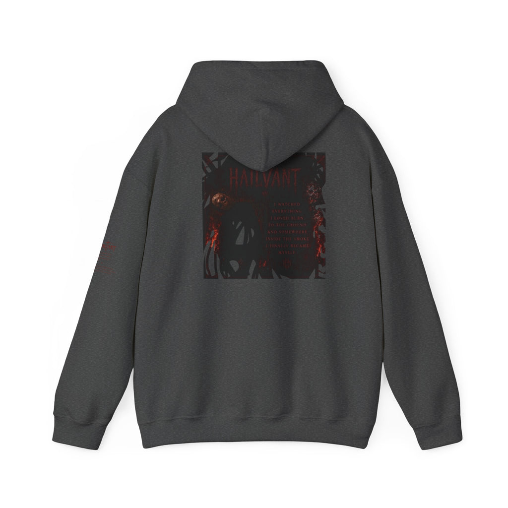 Hailvant Graphic Hoodie – Dark Gothic Band-Inspired Pullover