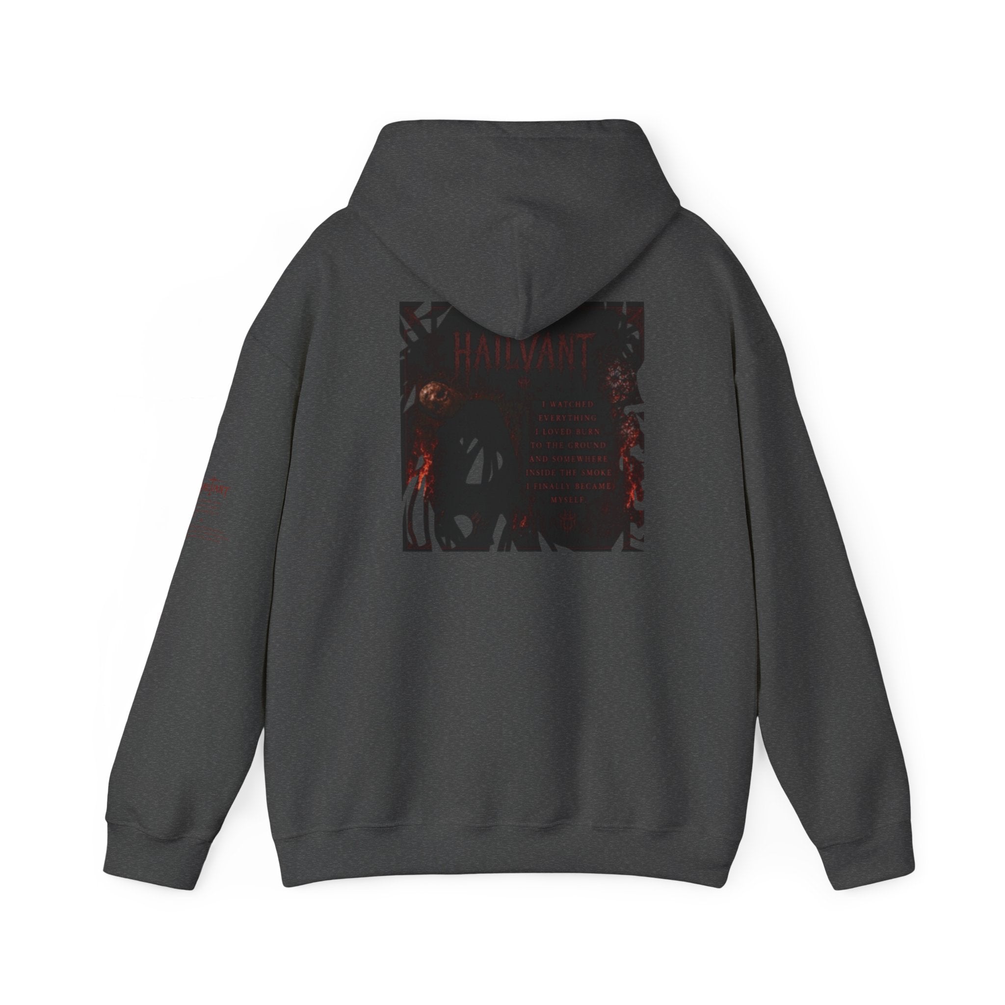 Hailvant Graphic Hoodie – Dark Gothic Band-Inspired Pullover