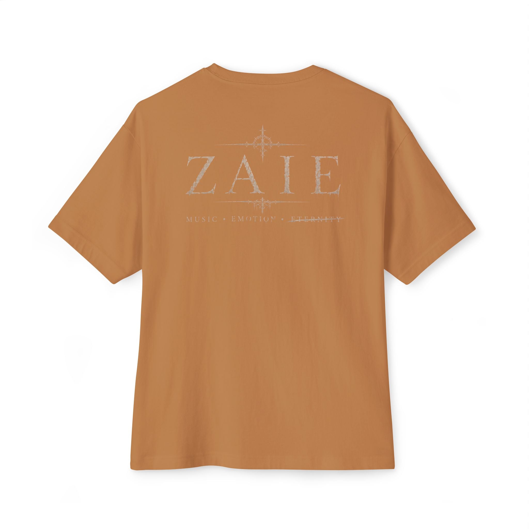 ZAIE Artistic Photo Graphic Tee — Vintage Poem Design
