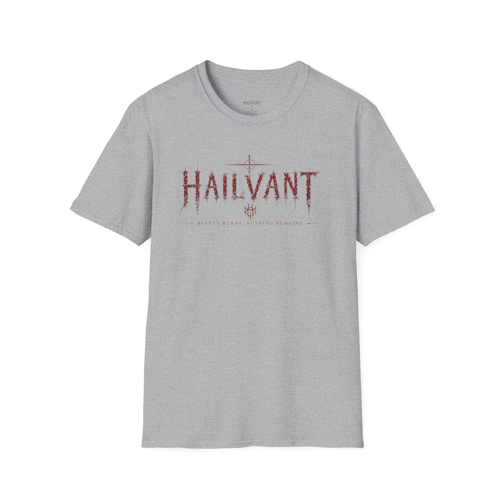 HailVant Graphic T-Shirt — Gothic Flame Backprint Tee