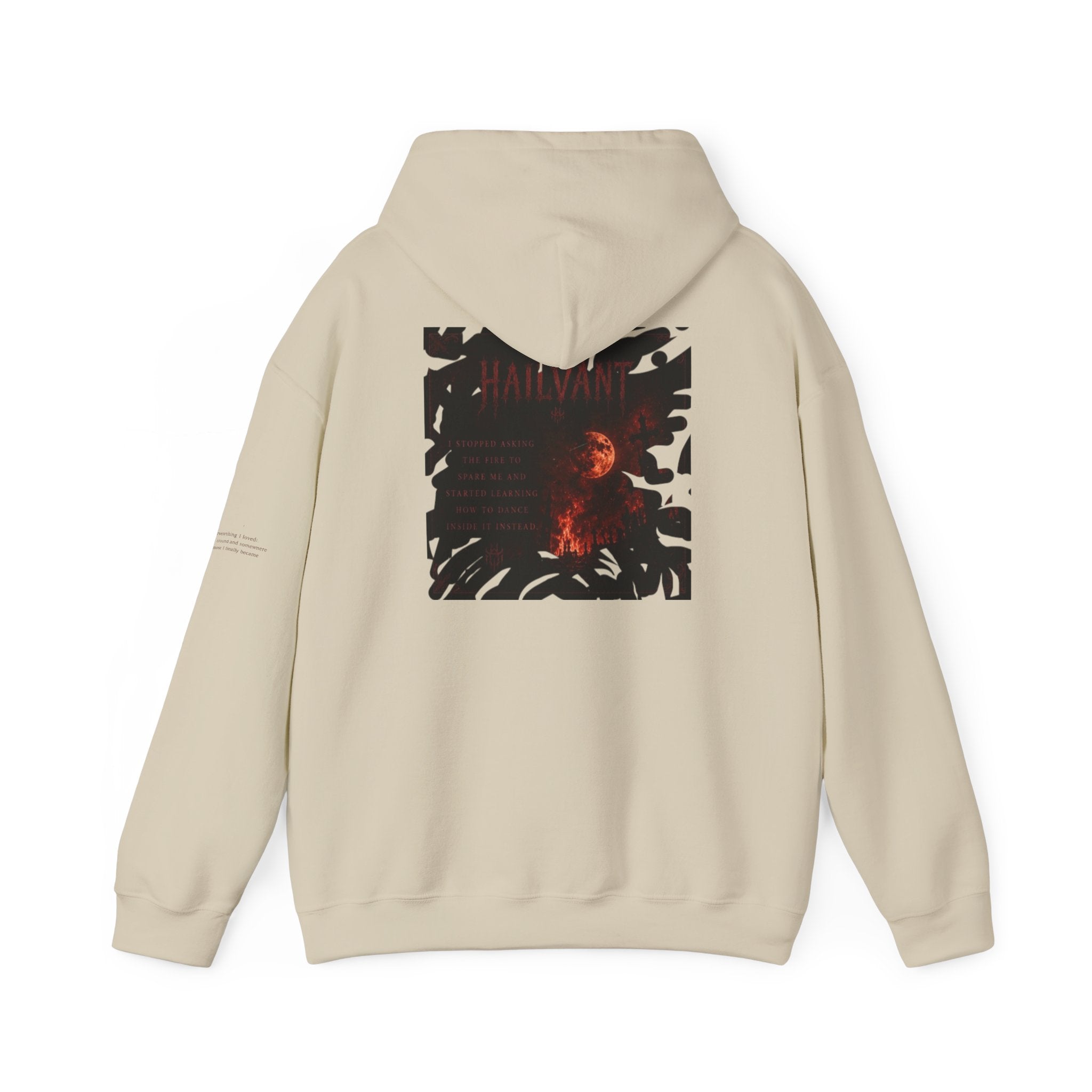 Hoodie — Hailvant Logo Graphic with Side Quote