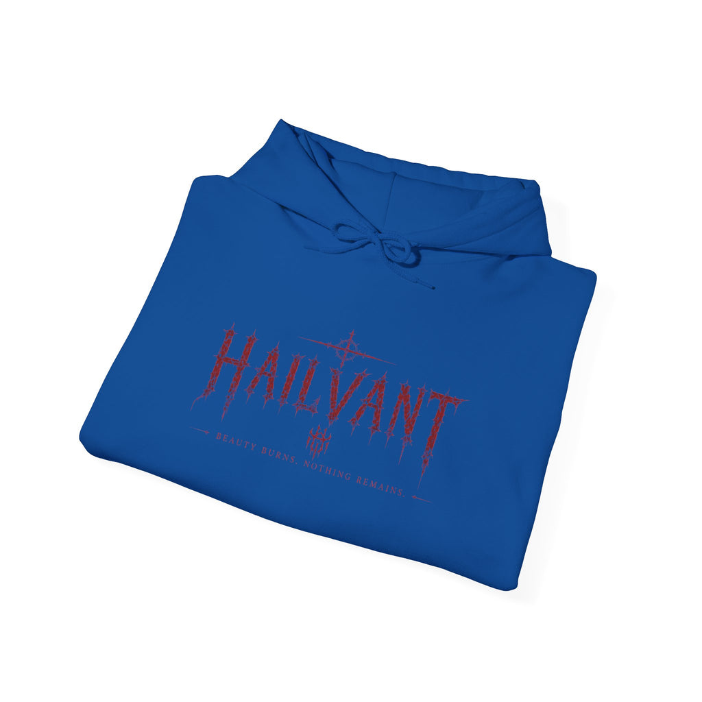 Hoodie — Hailvant Logo Graphic with Side Quote