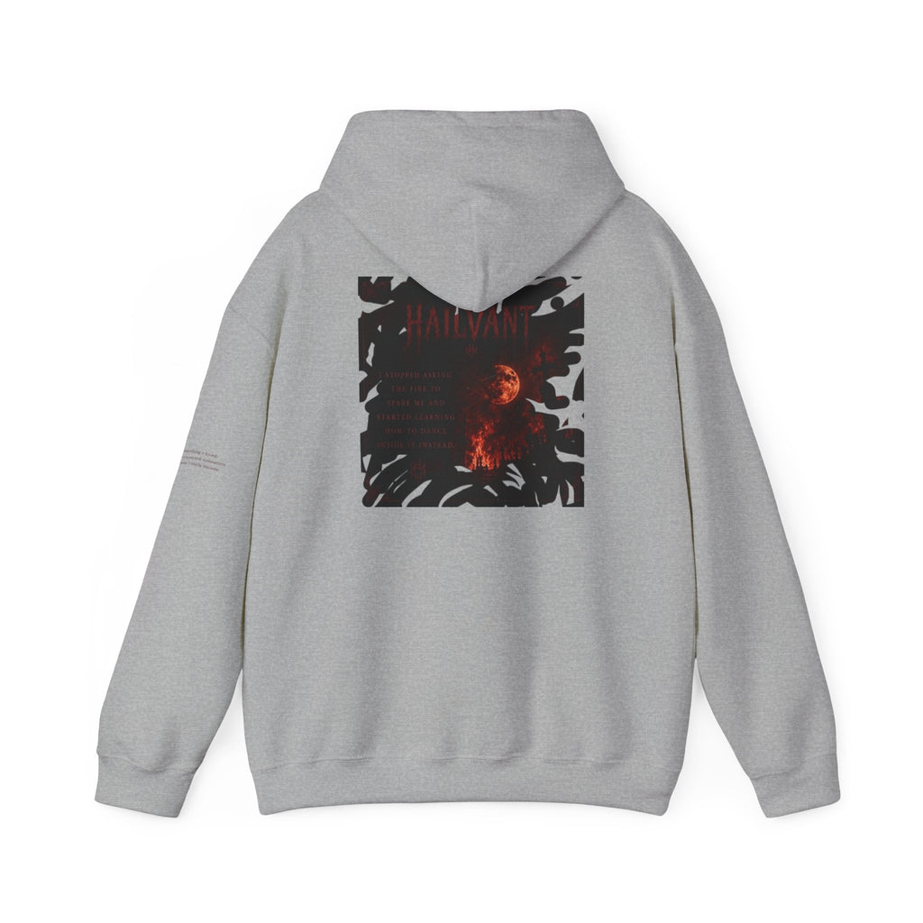 Hoodie — Hailvant Logo Graphic with Side Quote