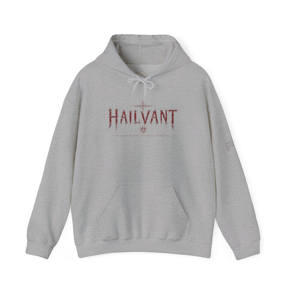 Hoodie — Hailvant Logo Graphic with Side Quote
