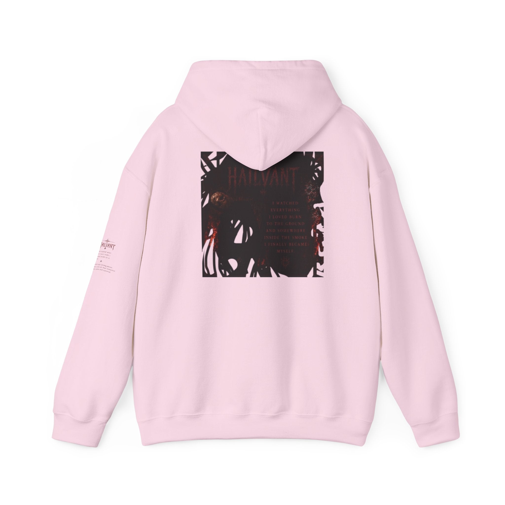 Hailvant Graphic Hoodie – Dark Gothic Band-Inspired Pullover