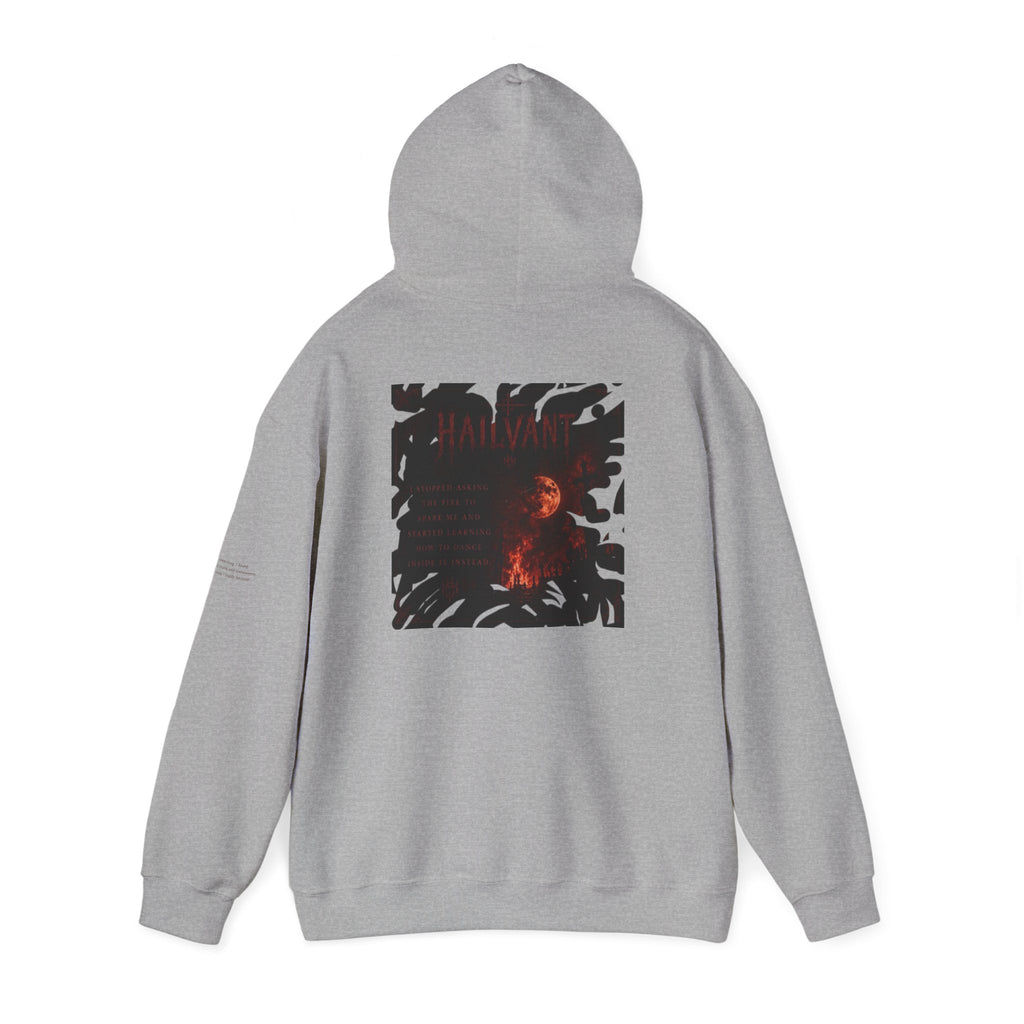 Hoodie — Hailvant Logo Graphic with Side Quote