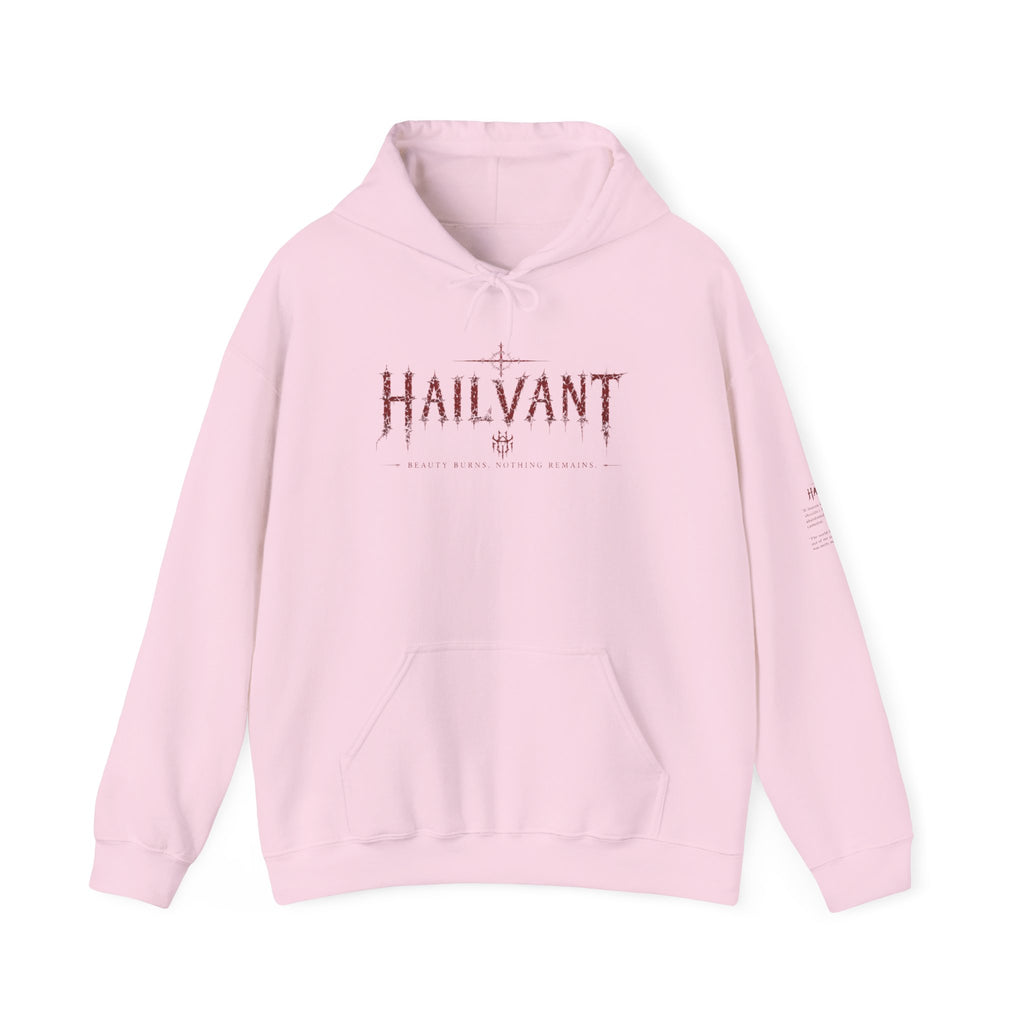 Hailvant Graphic Hoodie – Dark Gothic Band-Inspired Pullover