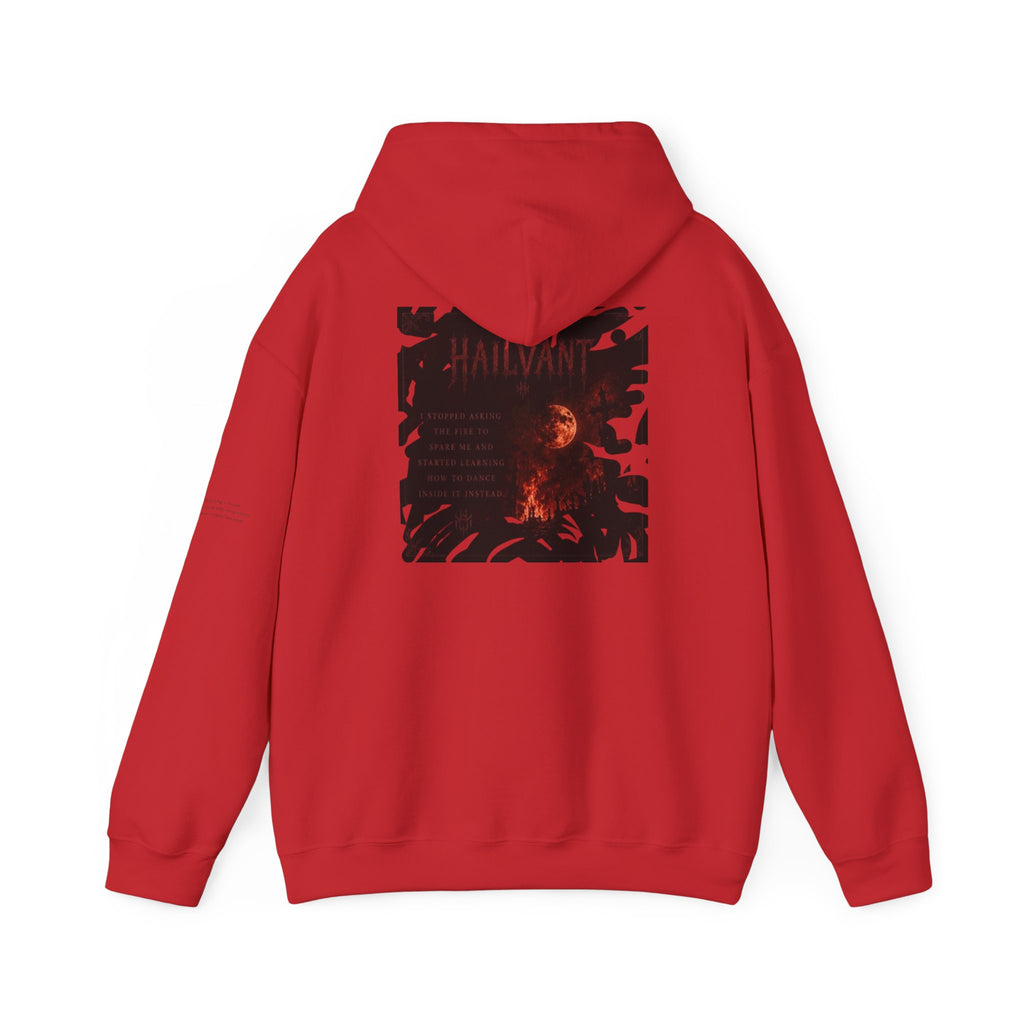 Hoodie — Hailvant Logo Graphic with Side Quote