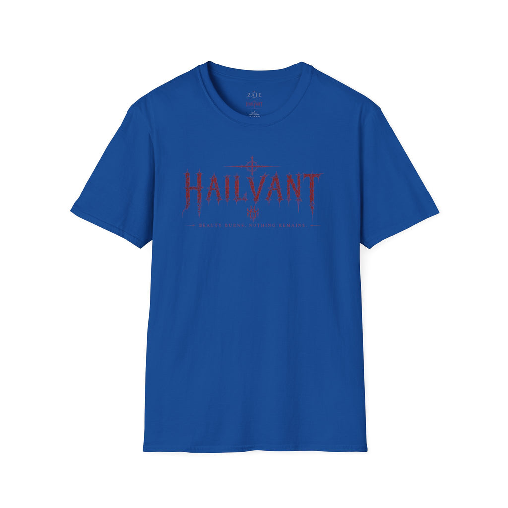 HailVant Graphic T-Shirt — Gothic Flame Backprint Tee