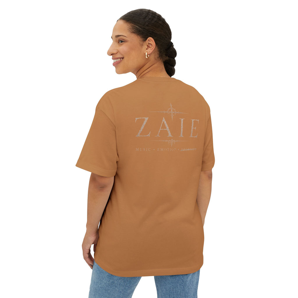 ZAIE Artistic Photo Graphic Tee — Vintage Poem Design