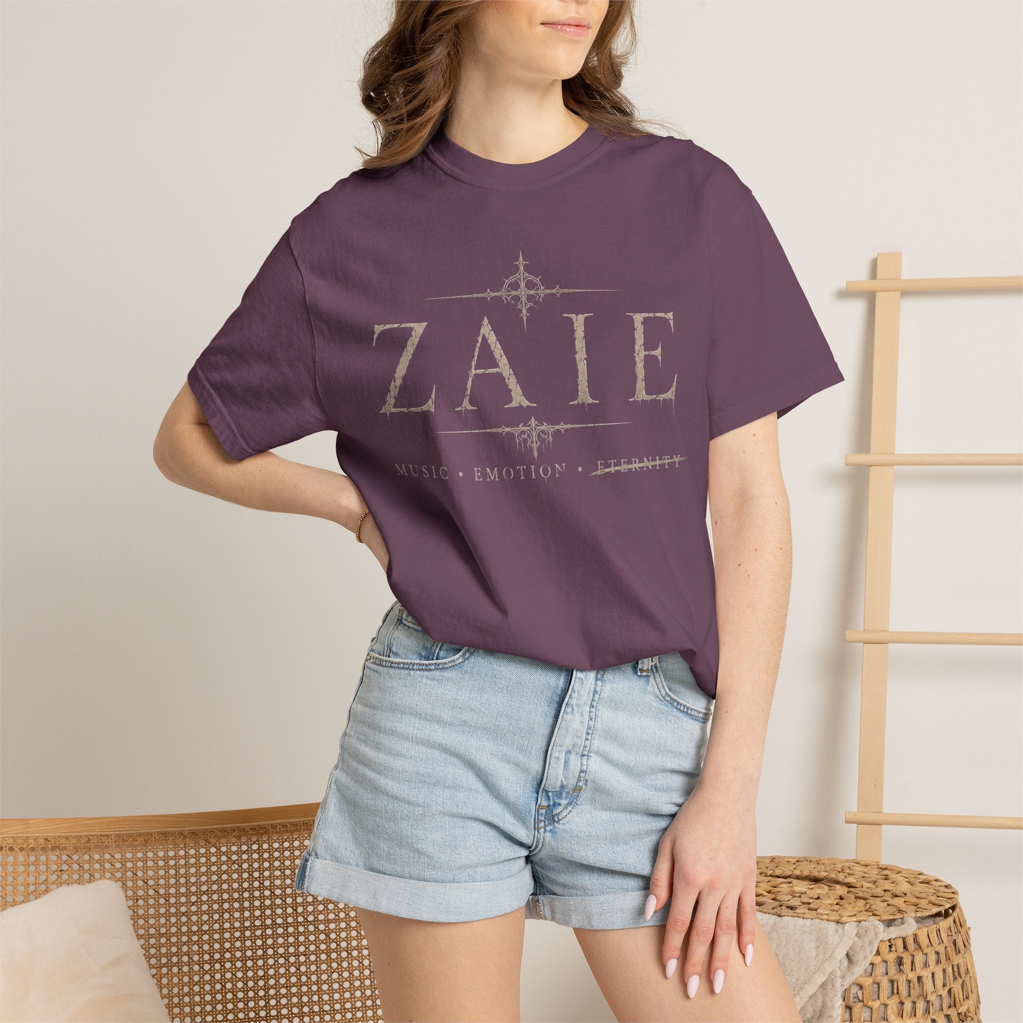 ZAIE Graphic T-Shirt — Lyric Art Band Tee