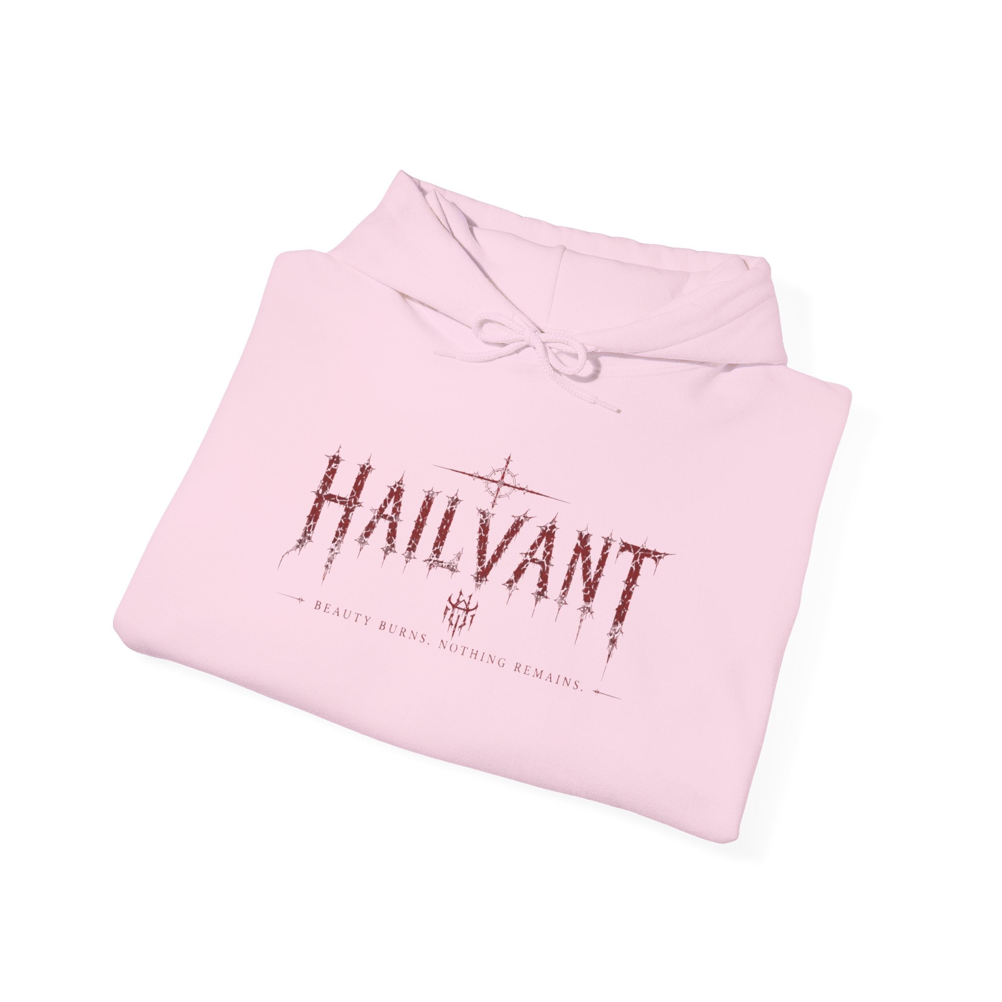 Hailvant Graphic Hoodie – Dark Gothic Band-Inspired Pullover
