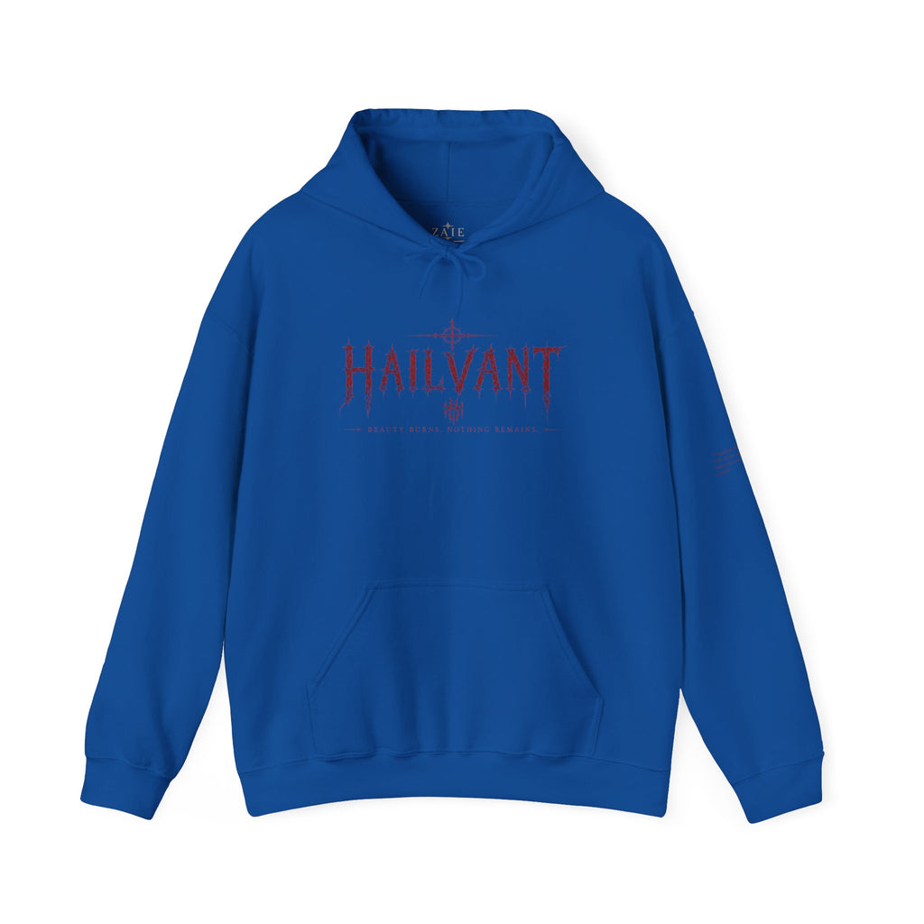 Hoodie — Hailvant Logo Graphic with Side Quote