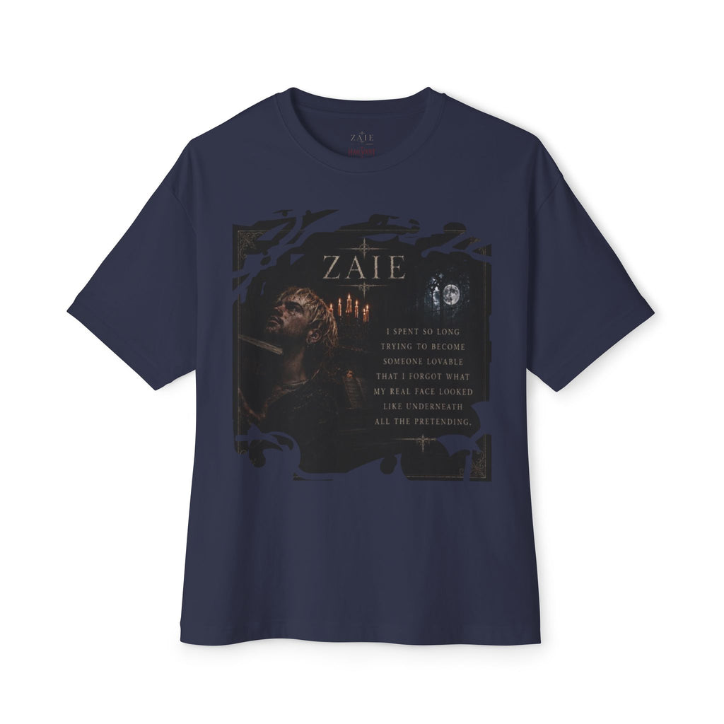 ZAIE Artistic Photo Graphic Tee — Vintage Poem Design